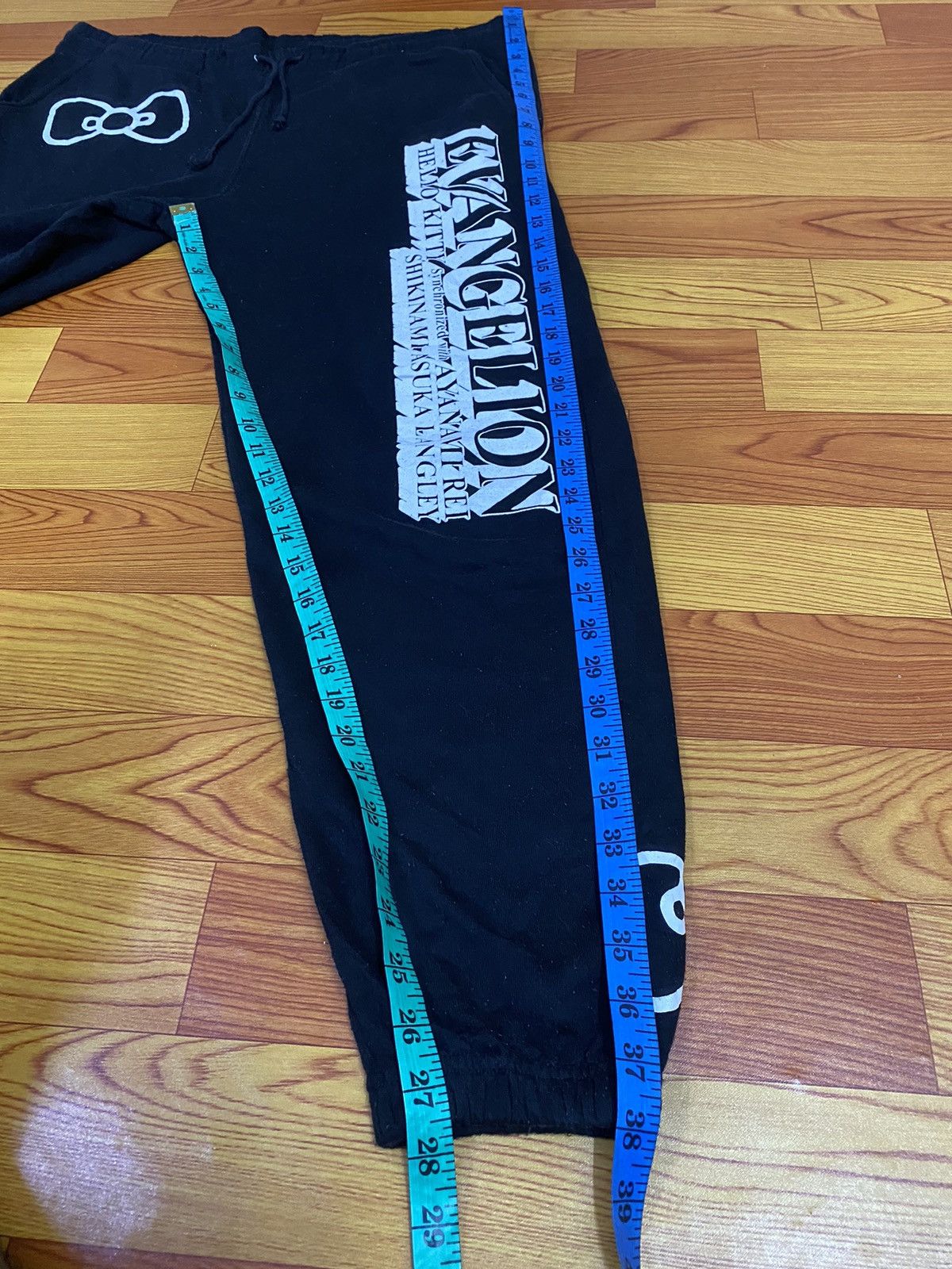 Anime × Japanese Brand Rare Evangelion x Hello Kitty Jogger Pant Size US 31 - 14 Thumbnail