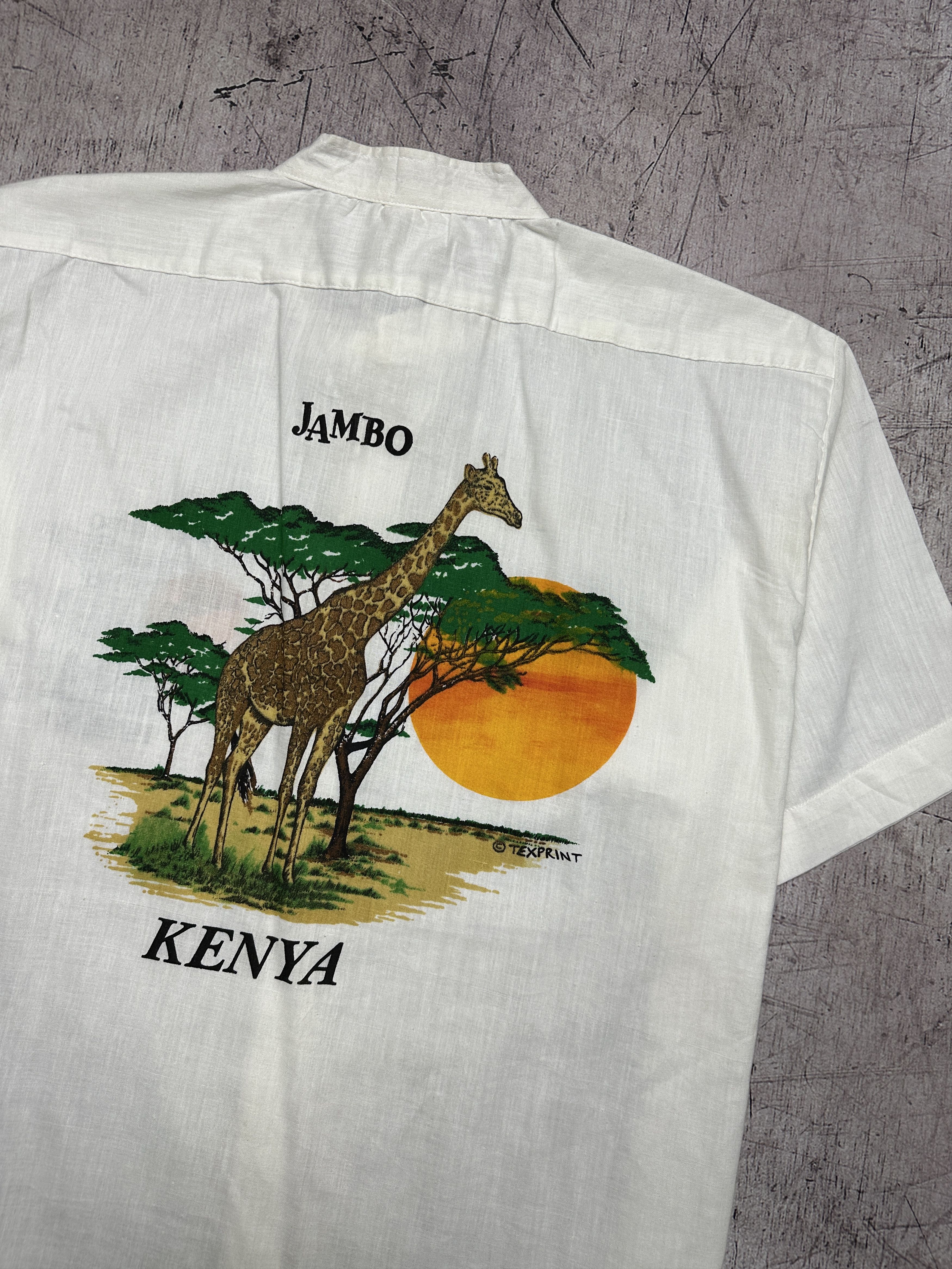 Vintage Jambo Kenya Vintage Mens Hawaiian Shirt Size US XXL / EU 58 / 5 - 2 Thumbnail