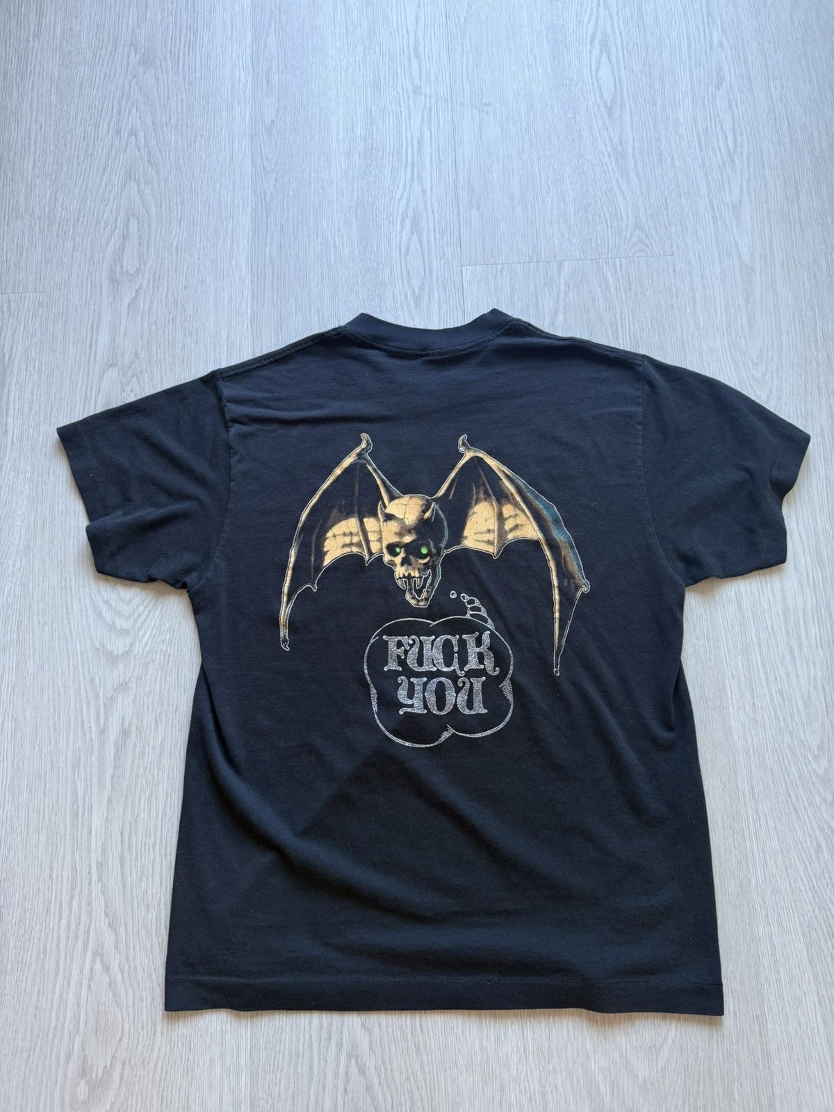 Vintage Vintage Overkill 1992 We Don’t Care t shirt Size US M / EU 48-50 / 2 - 2 Thumbnail