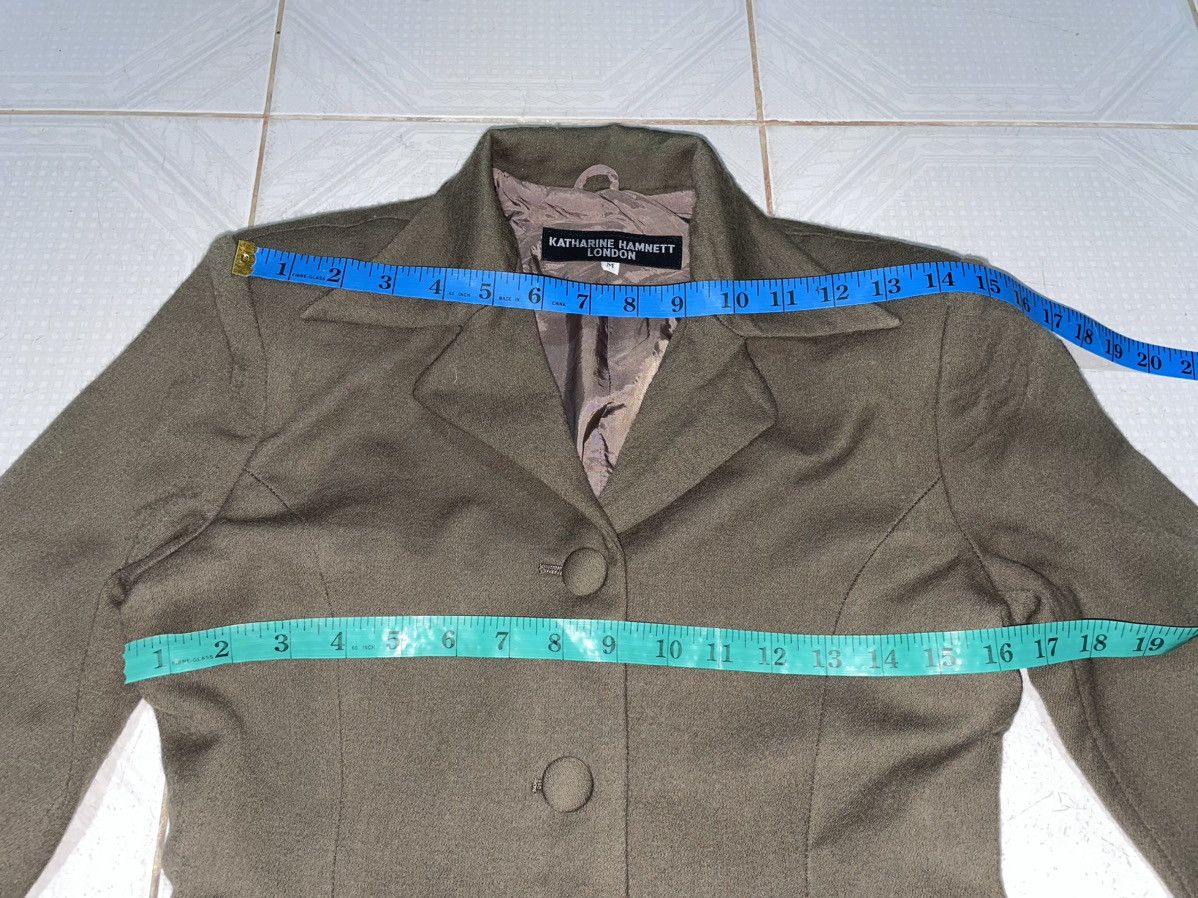 Katharine Hamnett London Vintage Katharine Hamnett London Khaki Jacket Size M / US 6-8 / IT 42-44 - 7 Thumbnail