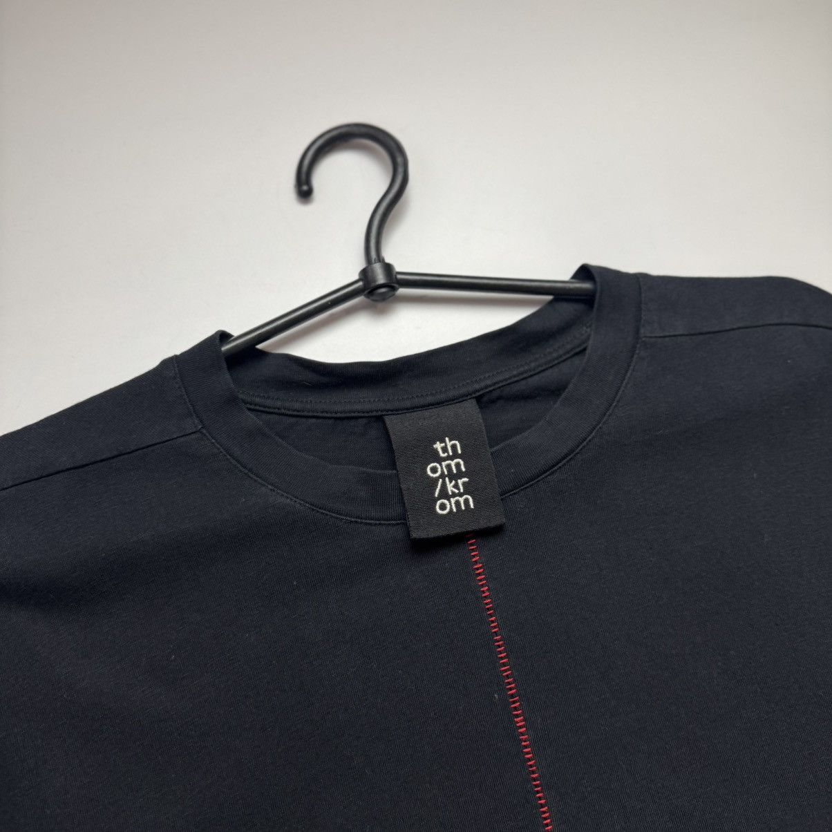 Thom Krom Vintage Thom Krom Baggy Black Avant Garde Designer Tee Size US M / EU 48-50 / 2 - 9 Thumbnail