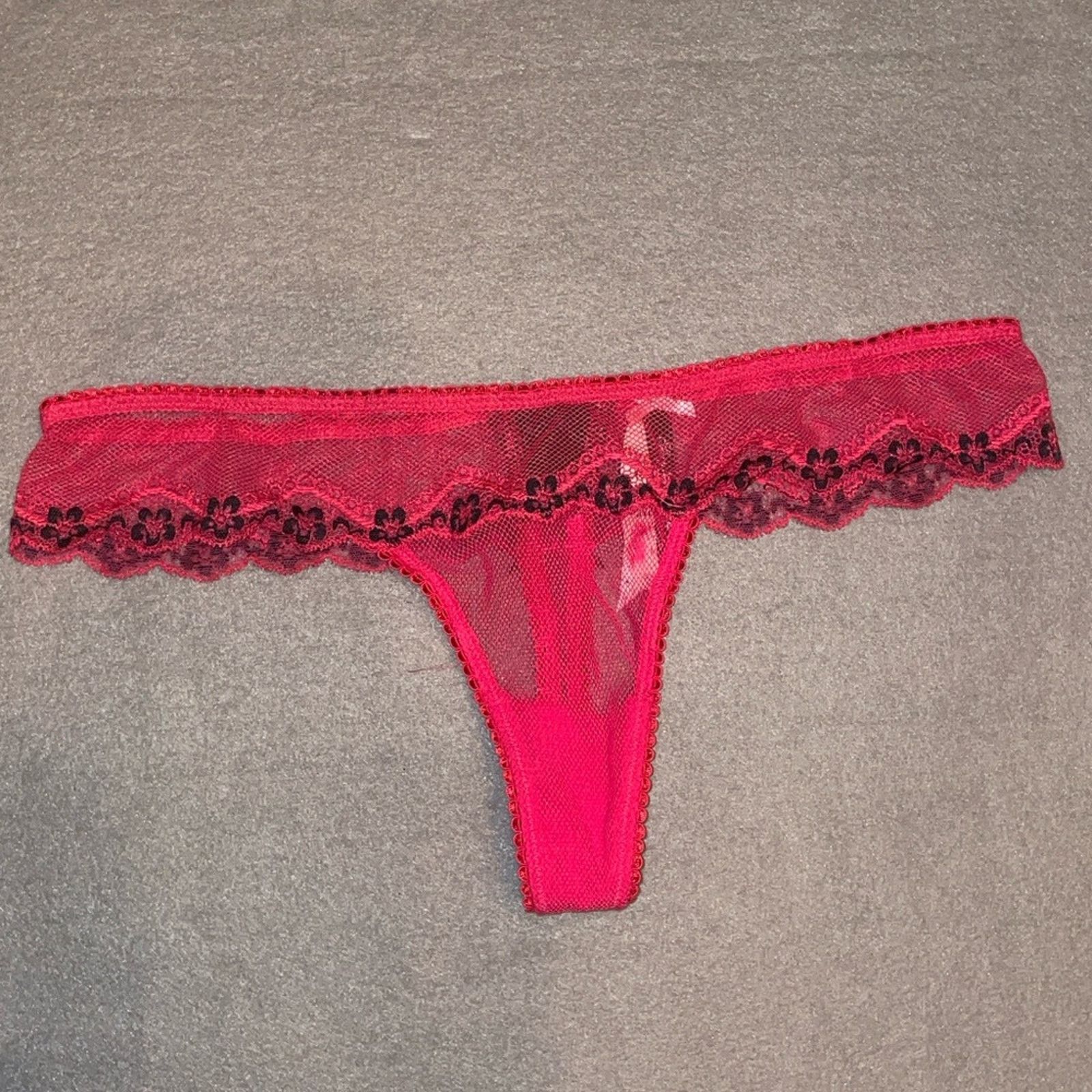 Victoria's Secret Victoria’s Secret Sexy Little Things thong Hot Pink Panties Size ONE SIZE - 1 Thumbnail