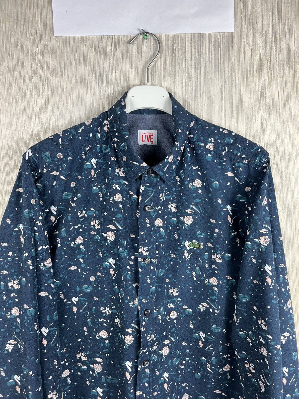 Designer × Lacoste Lacoste live l!ve full print floral designer shirt 39 logo Size US S / EU 44-46 / 1 - 4 Thumbnail