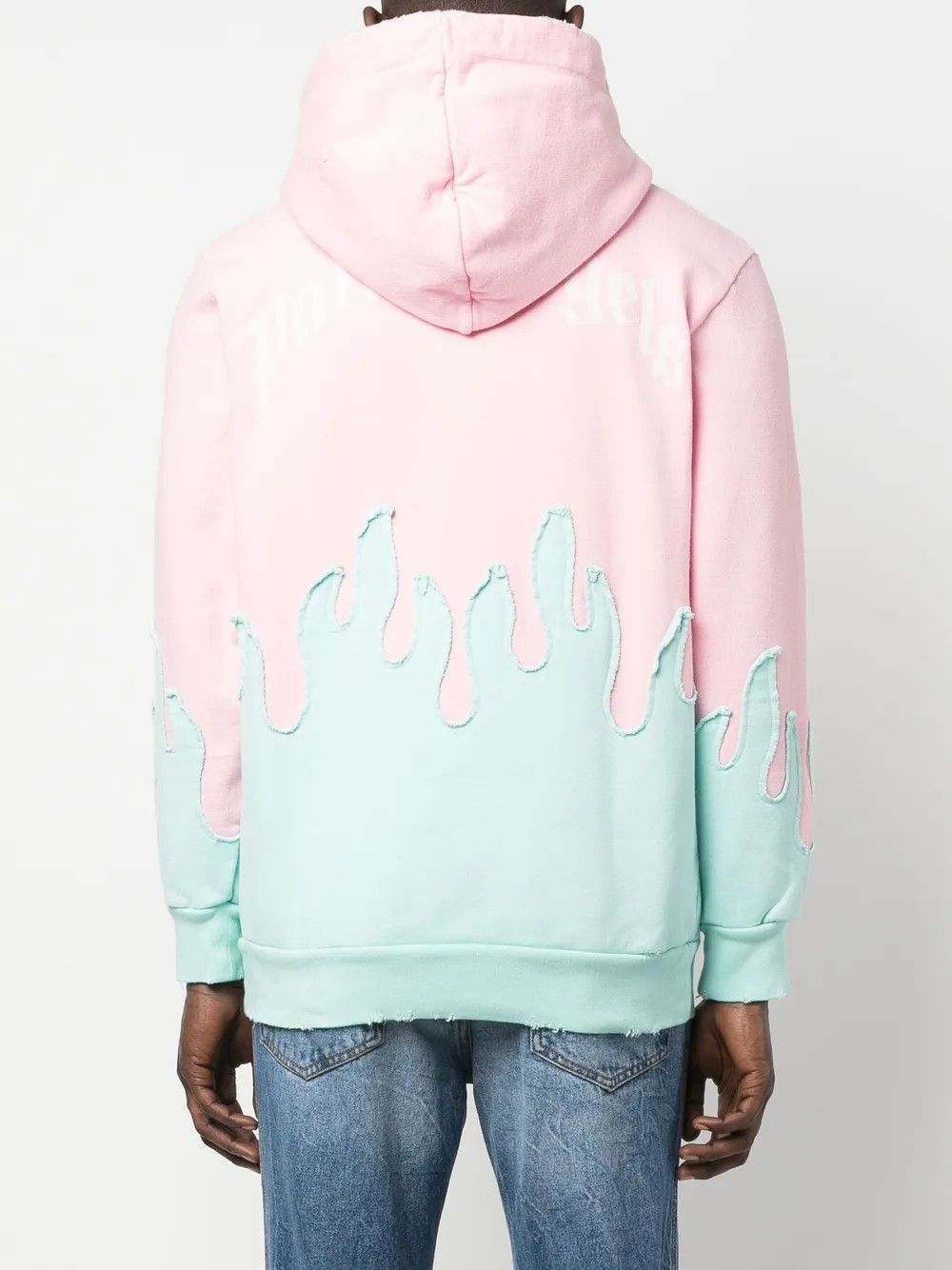 Palm Angels o1y0325 Logo Hoodie in Pink/Blue Size US XS / EU 42 / 0 - 4 Thumbnail