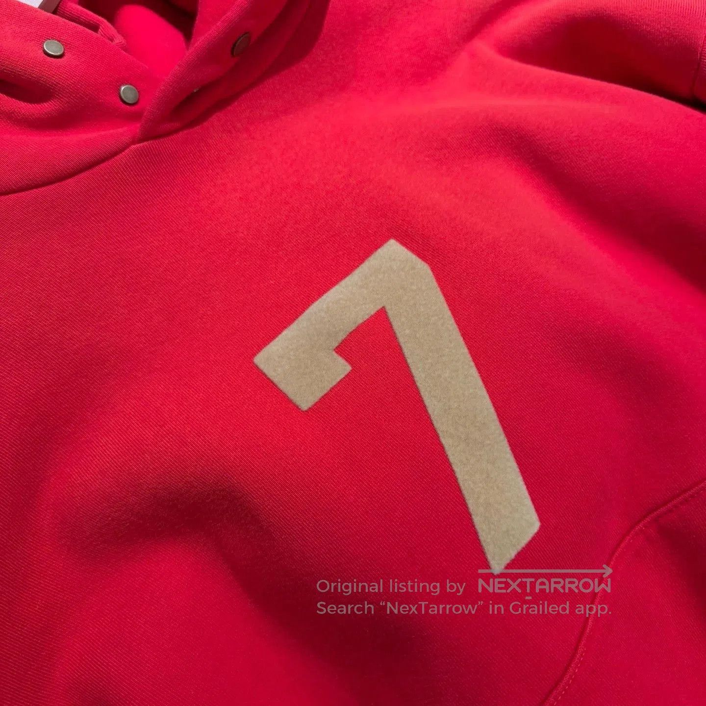 Fear of God Fear of God 7th Season Vintage Red Hoodie. Size US XS / EU 42 / 0 - 3 Thumbnail