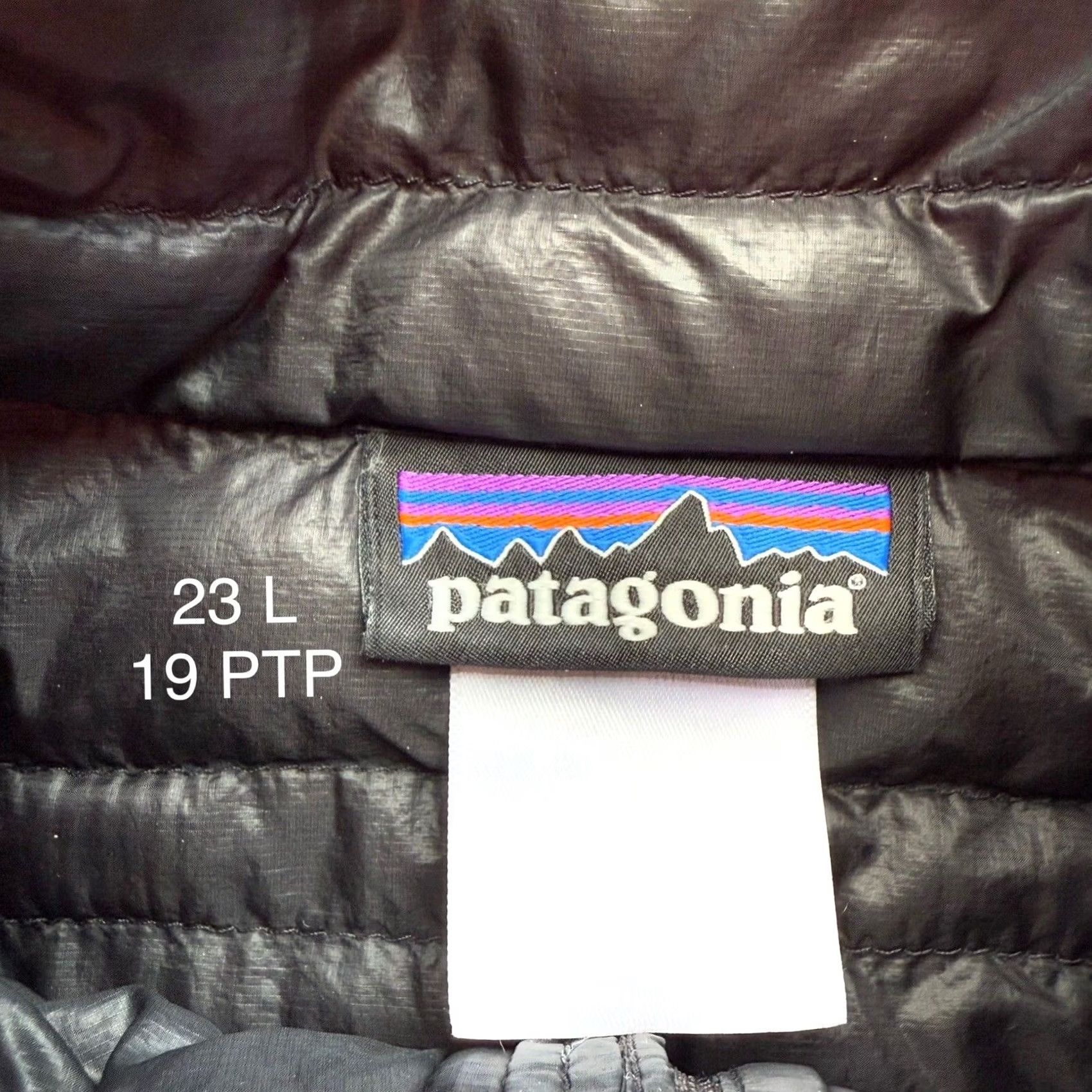 Patagonia Patagonia Women's M Black Down Jacket Ultralight Lightweight Puff Outerwear Size M / US 6-8 / IT 42-44 - 6 Thumbnail