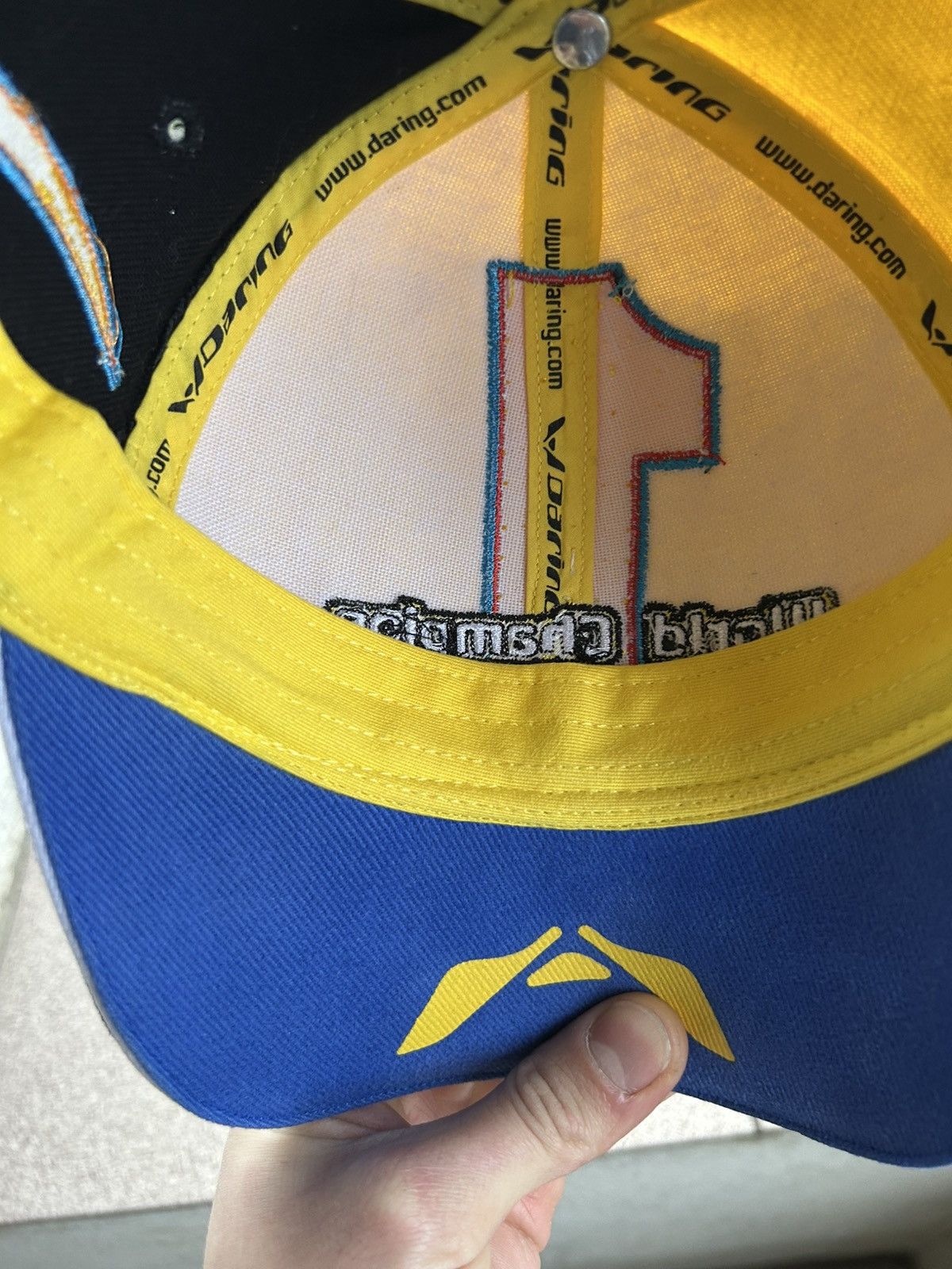 Formula 1 Valentino Rossi 46 World champion 1 vintage cap hat Size ONE SIZE - 5 Thumbnail