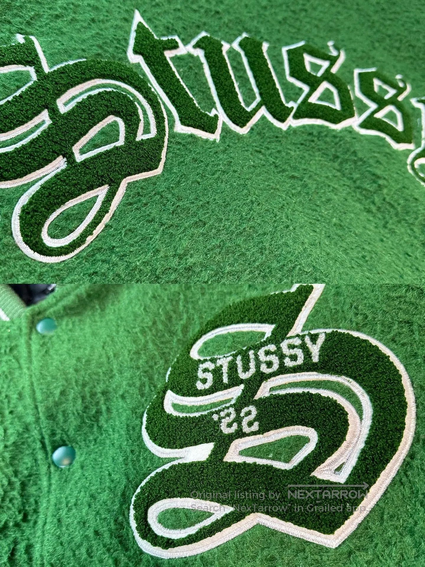 Stussy stussy fw22 casentino wool varsity jacket. Size US XL / EU 56 / 4 - 4 Thumbnail