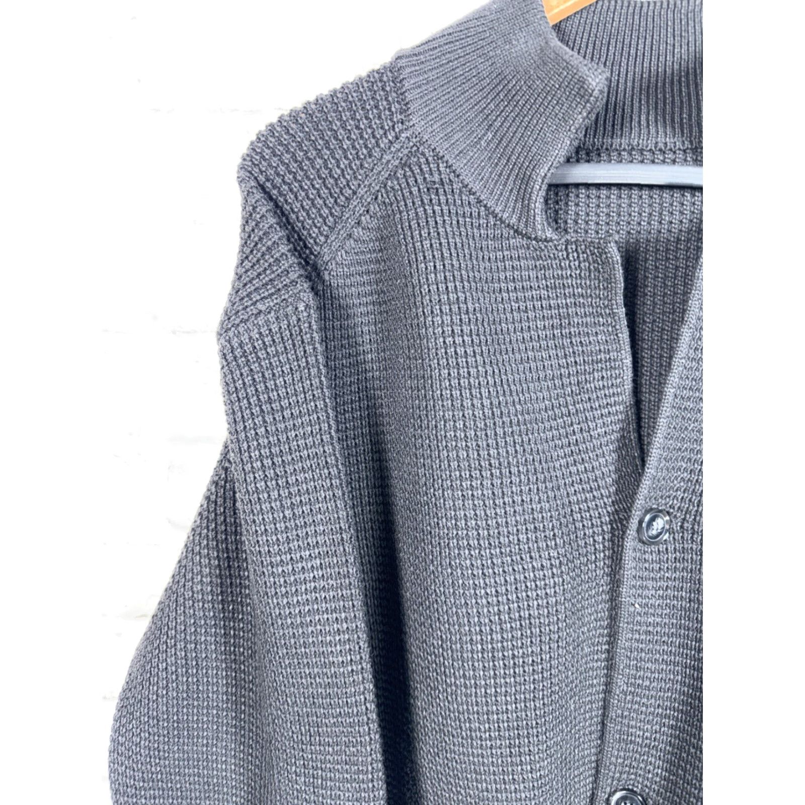 Brandblack VINTAGE MANLY Cardigan Sweater Mens XXL Black Size US XXL / EU 58 / 5 - 6 Thumbnail