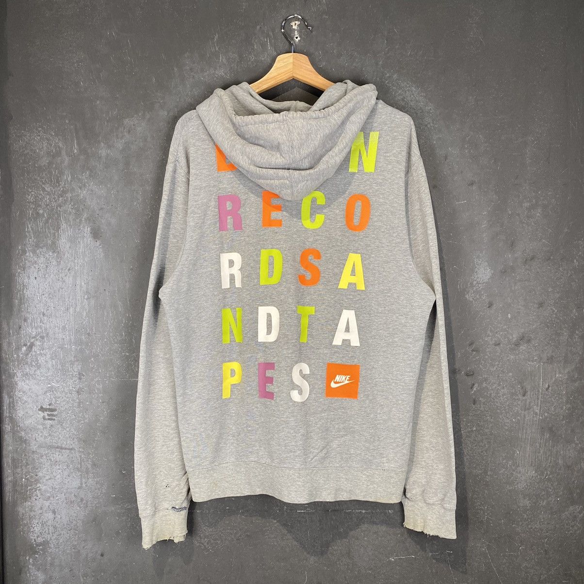 Nike y2k Nike “Burn Records & Tapes” Distressed Zipped Up Size US L / EU 52-54 / 3 - 1 Thumbnail