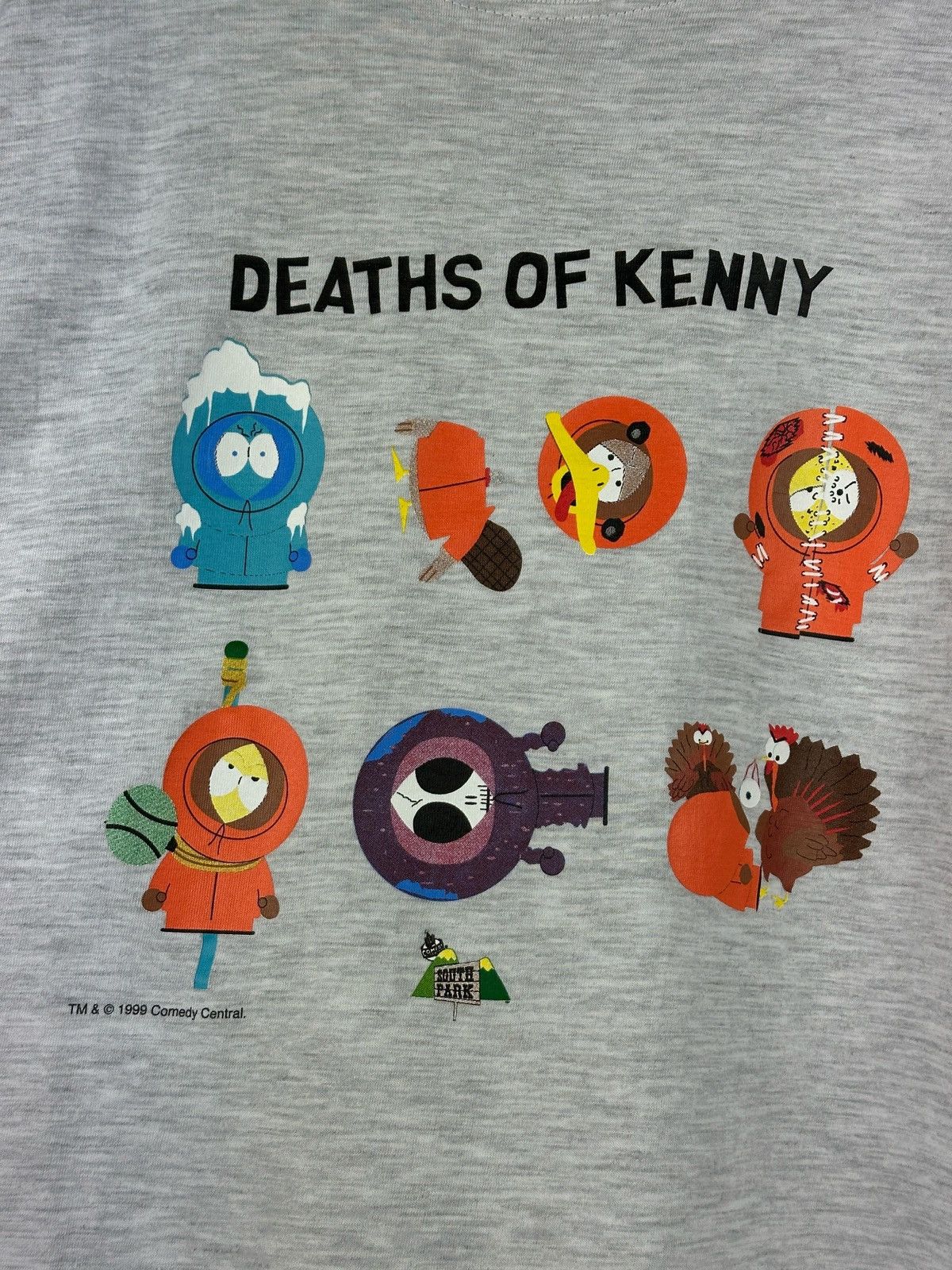 Cartoon Network Vintage 1999 South Park The Many Deaths Of Kenny T-Shirt Size US L / EU 52-54 / 3 - 6 Thumbnail