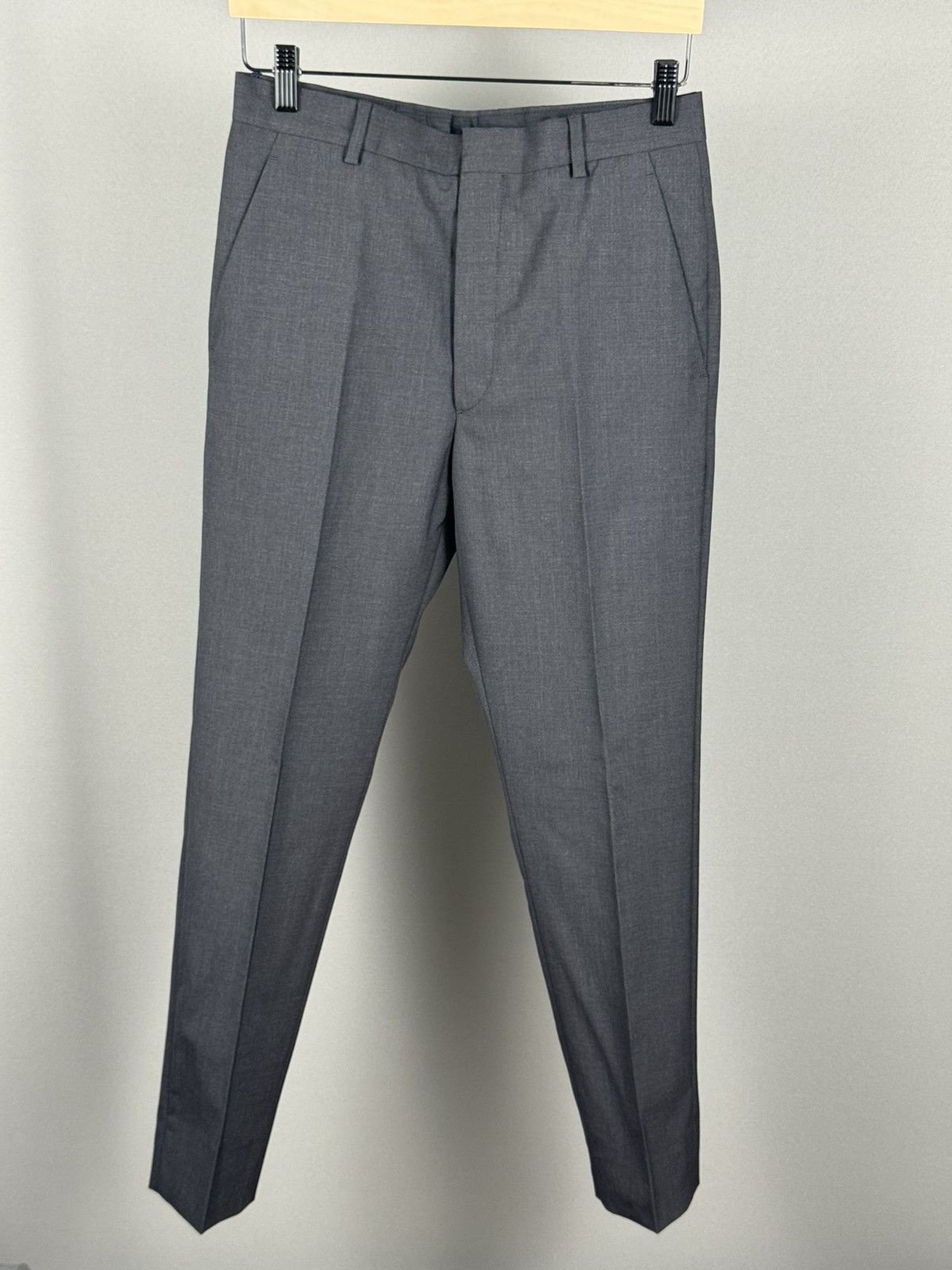 Prada NWT PRADA GRAY WOOL PANTS PRADA LOGO Size US 30 / EU 46 - 4 Thumbnail