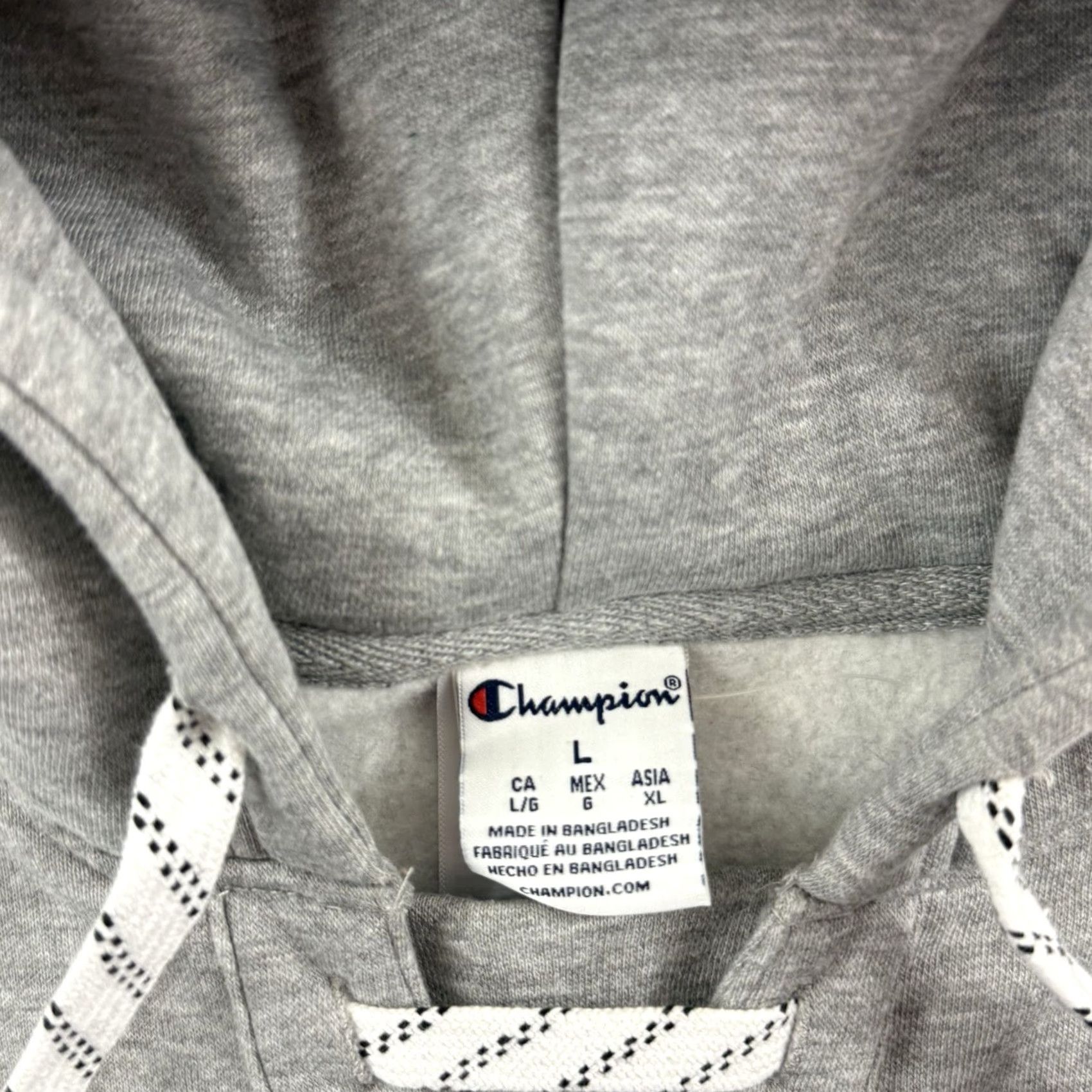 Champion VINTAGE Champion Reverse Weave Hoodie Men Large Gray NHL Hockey 90s Sports Logo Graphic Print Fire Heavyweight Sweatshirt Size US L / EU 52-54 / 3 - 6 Thumbnail