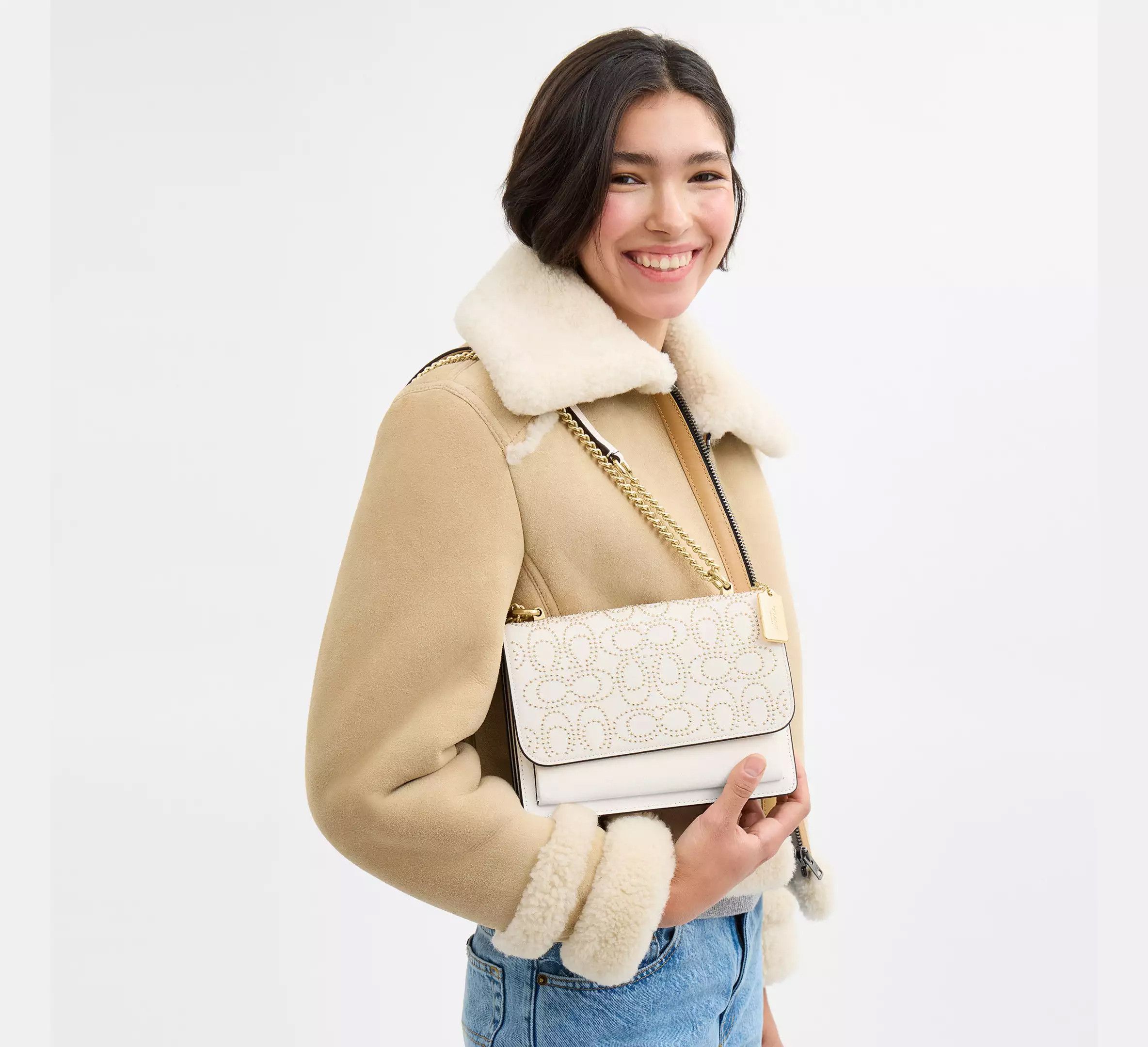 Coach NWT Coach Klare Crossbody Bag With Signature Rivets CX260 Size ONE SIZE - 10 Thumbnail