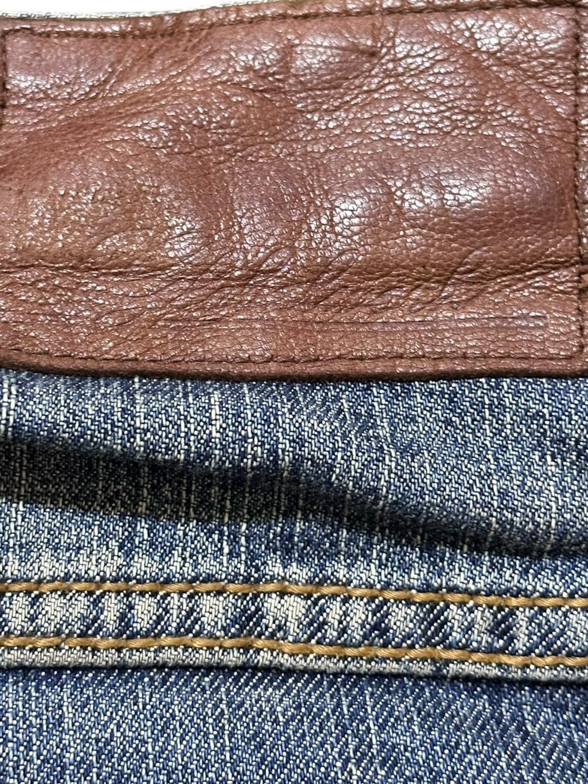 POST ARCHIVE FACTION (PAF) Vintage Global Work Studded Bondage Punk Denim Size US 31 - 14 Thumbnail