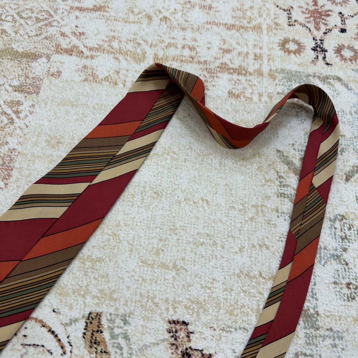 Christian Dior Monsieur Vintage Christian Dior Paris Tie Silk Made in France Old 00s Size ONE SIZE - 6 Thumbnail