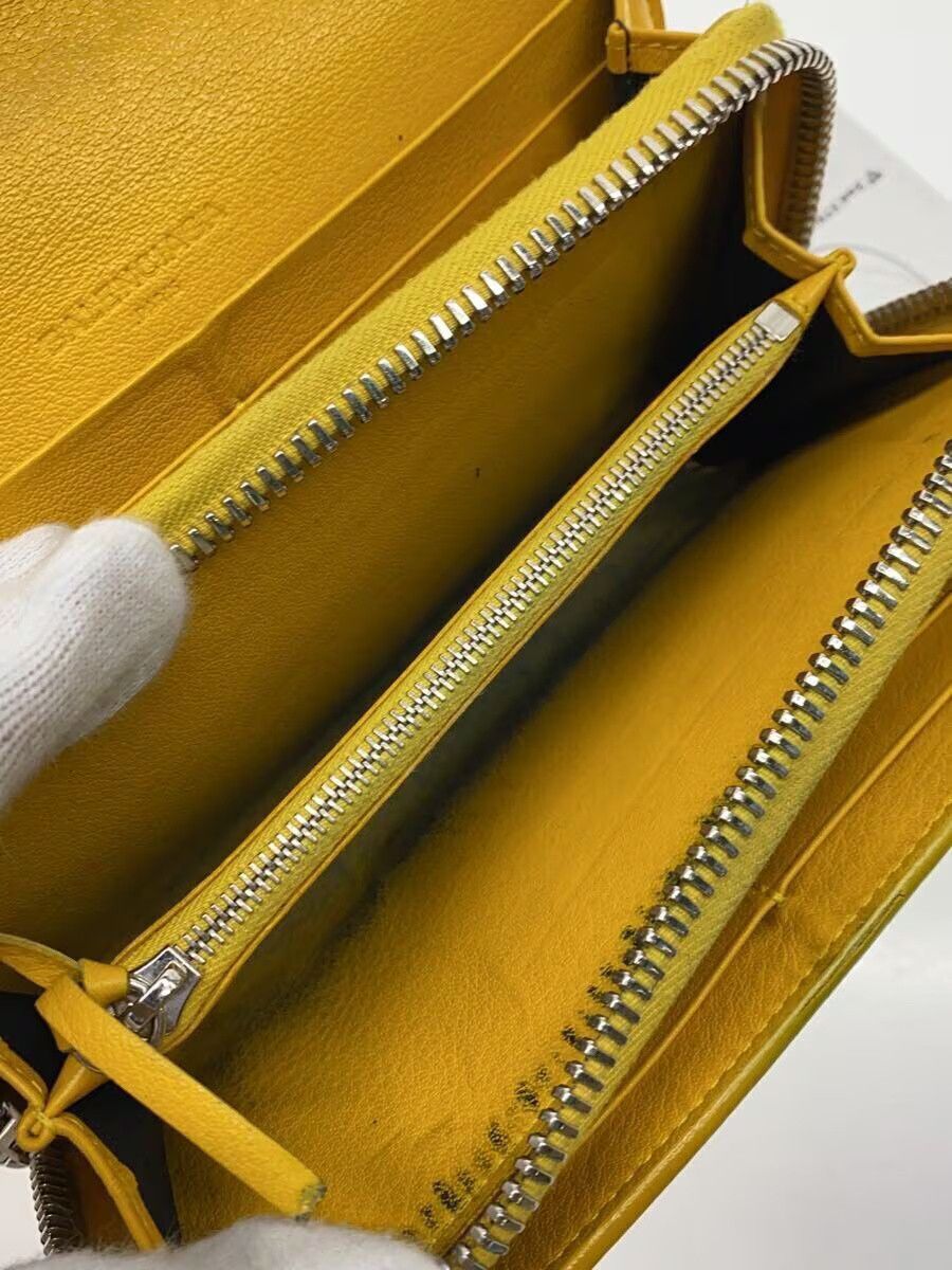 Balenciaga Balenciaga Leather Long Wallet Yellow Size ONE SIZE - 6 Thumbnail
