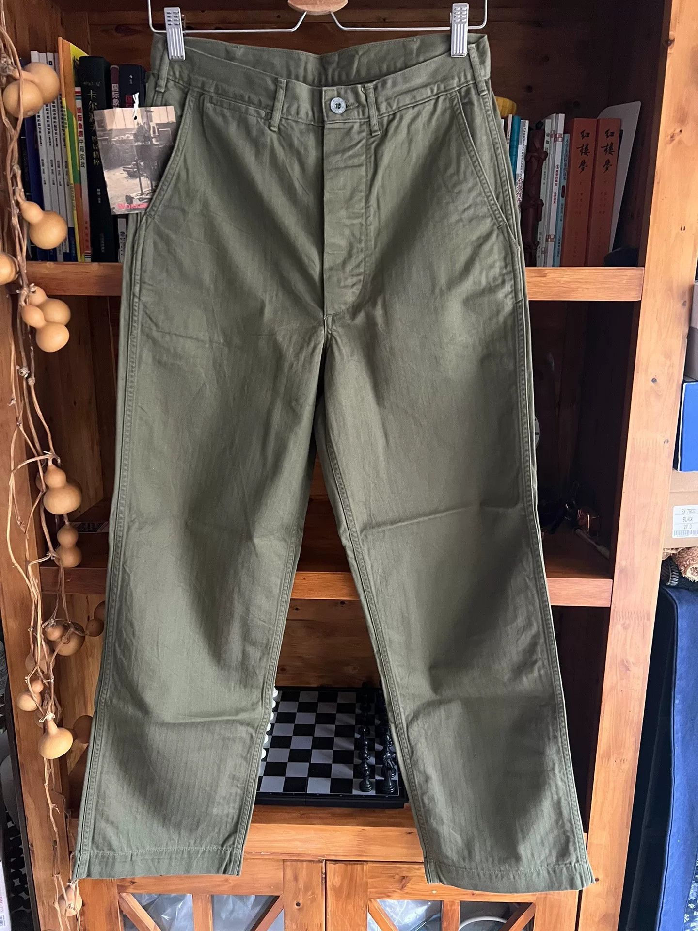 Japanese Brand workers japan military style green pants Size US 30 / EU 46 - 1 Thumbnail