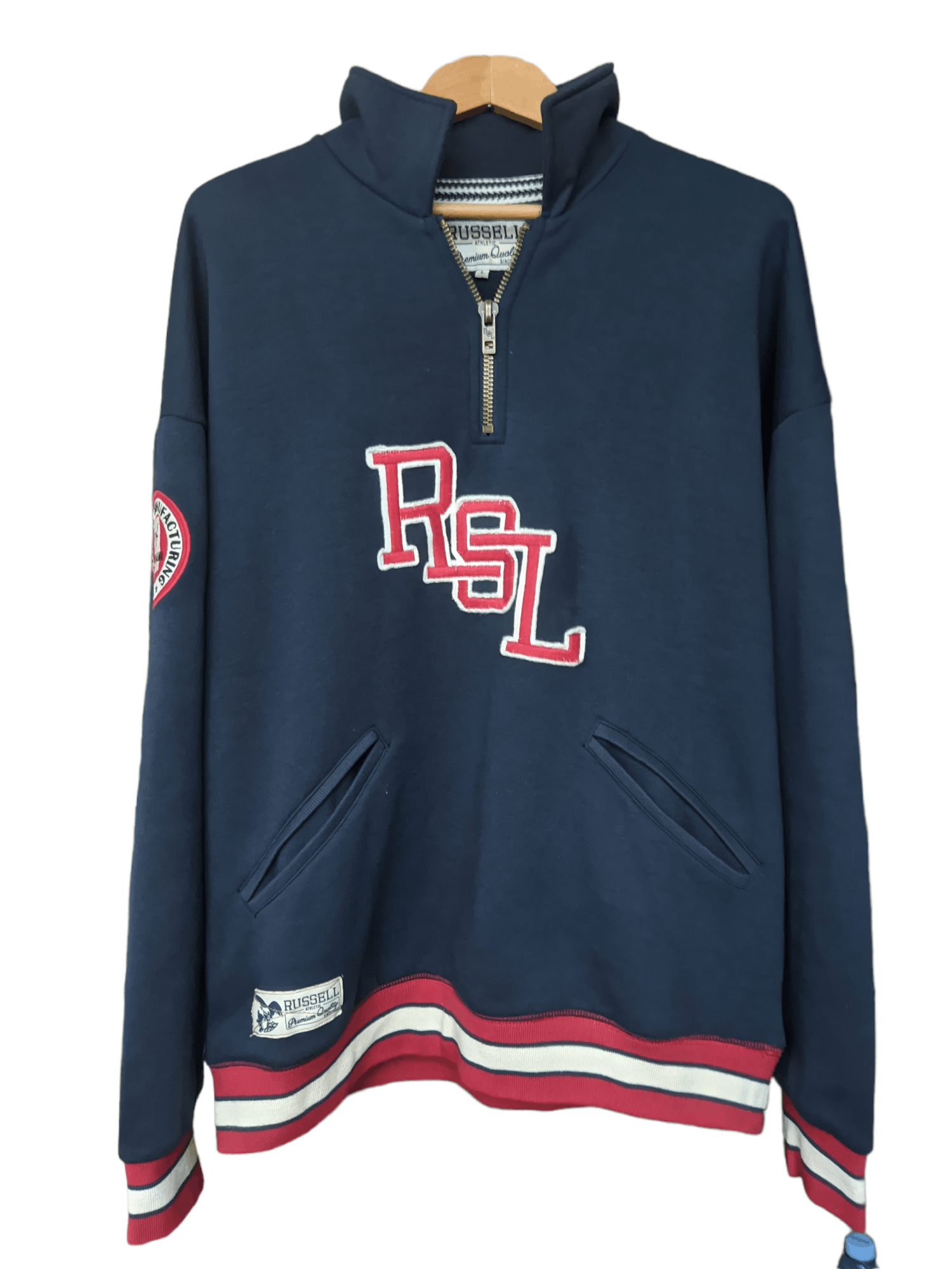 Russell Athletic Russel Athletic Alabama half-zip sweatshirt Size US L / EU 52-54 / 3 - 1 Thumbnail