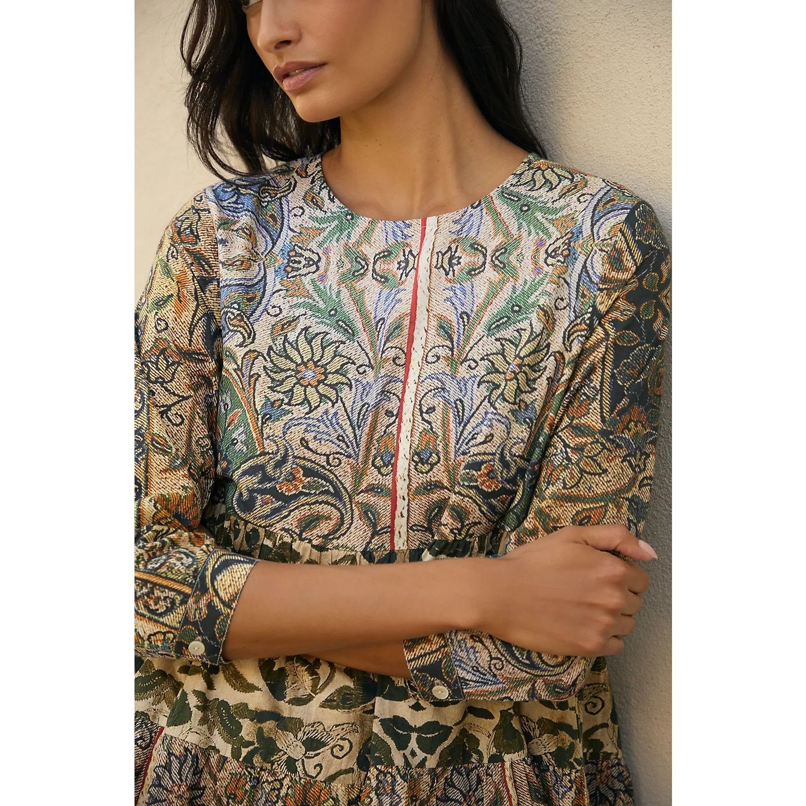 Anthropologie New Anthropologie Ro's Garden Rene Mini Dress $185 XS Floral Size XS / US 0-2 / IT 36-38 - 2 Thumbnail