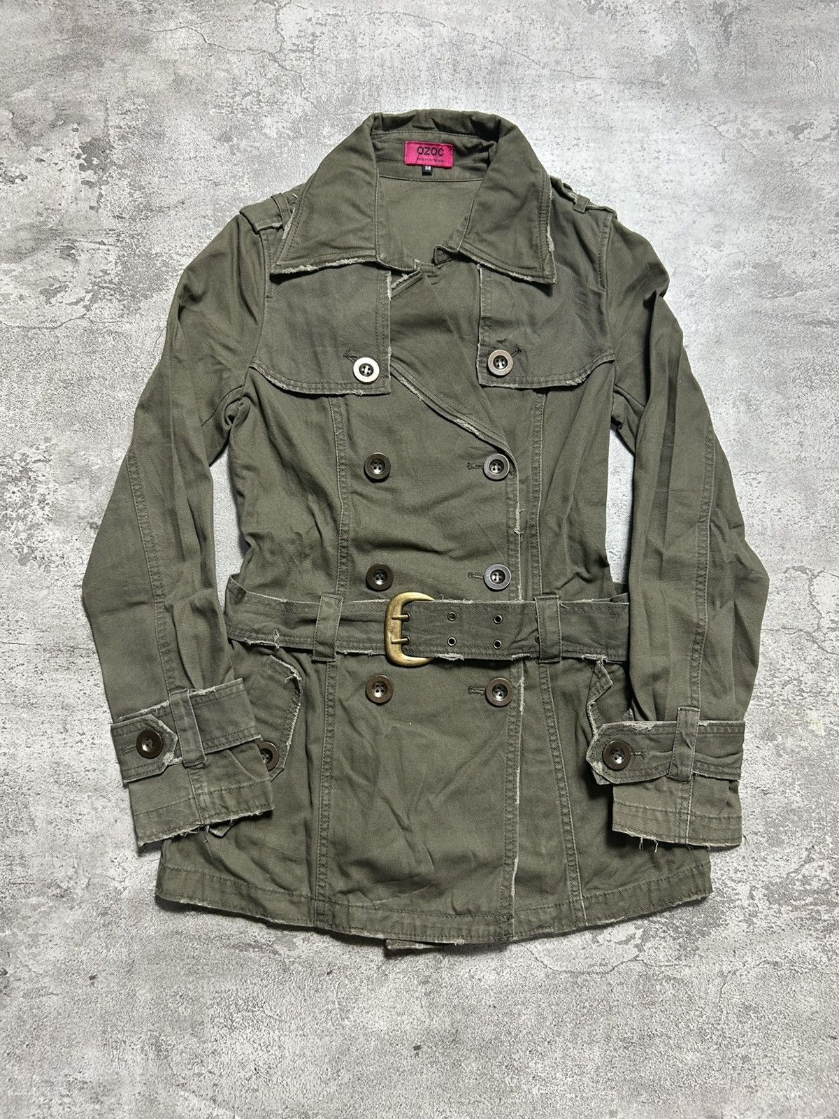 Japanese Brand Vintage Ozoc Military Jacket Size S / US 4 / IT 40 - 1 Thumbnail