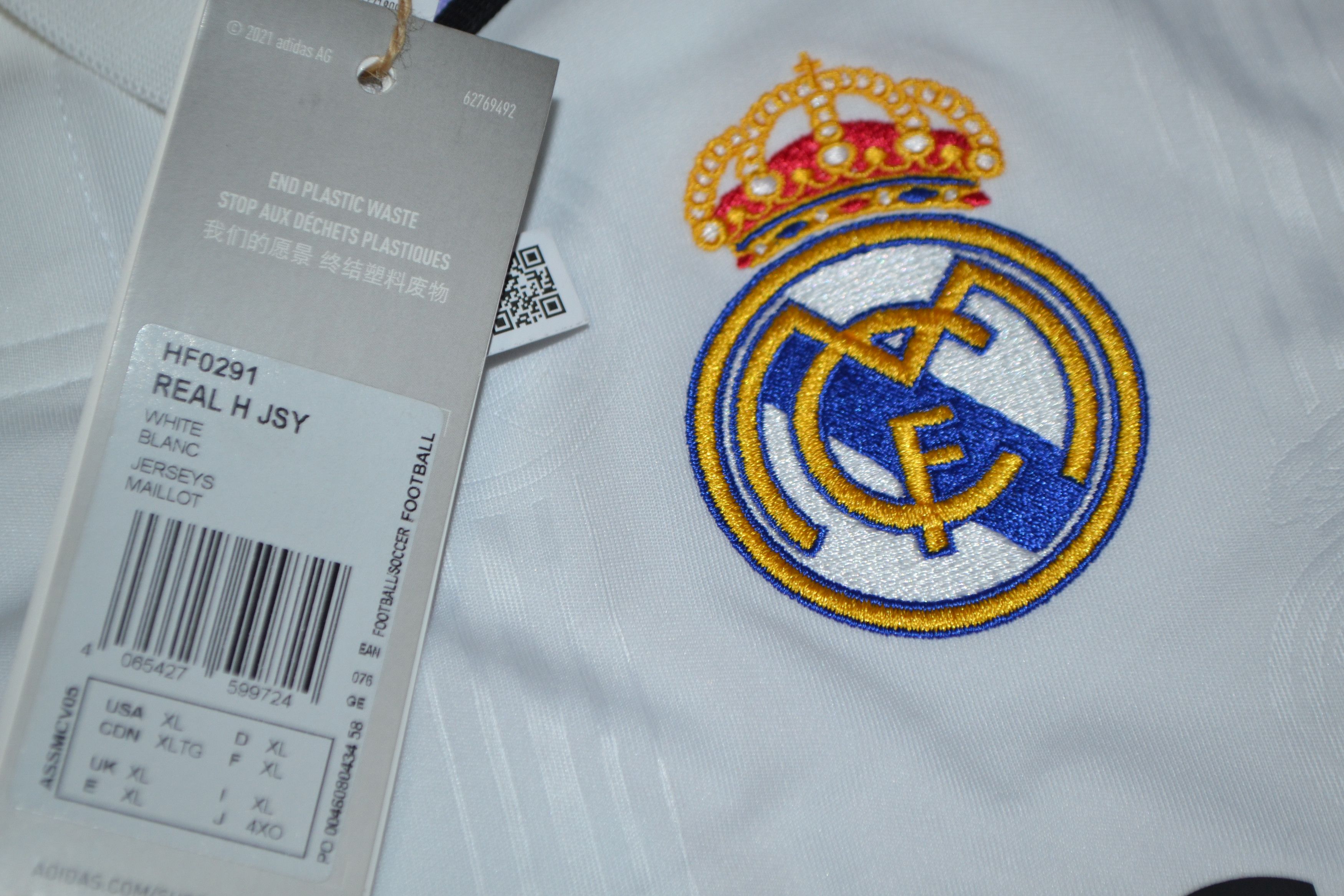 Adidas Real Madrid Home Shirt 2022 2023 Jersey #9 Benzema Size US XL / EU 56 / 4 - 4 Thumbnail