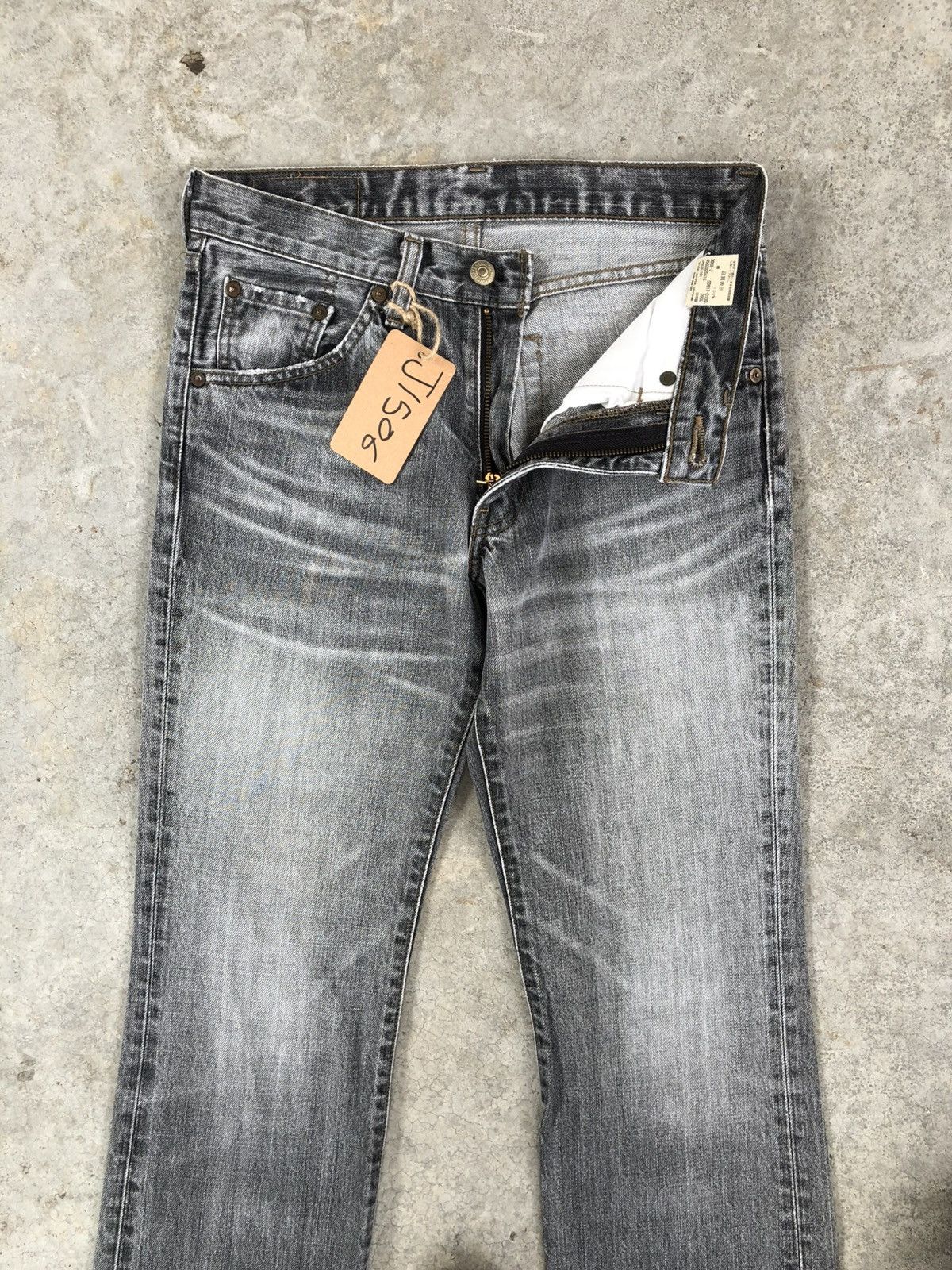 If Six Was Nine Levis 517 Flared Jeans Bootcut Distressed Jeans Size US 29 - 3 Thumbnail