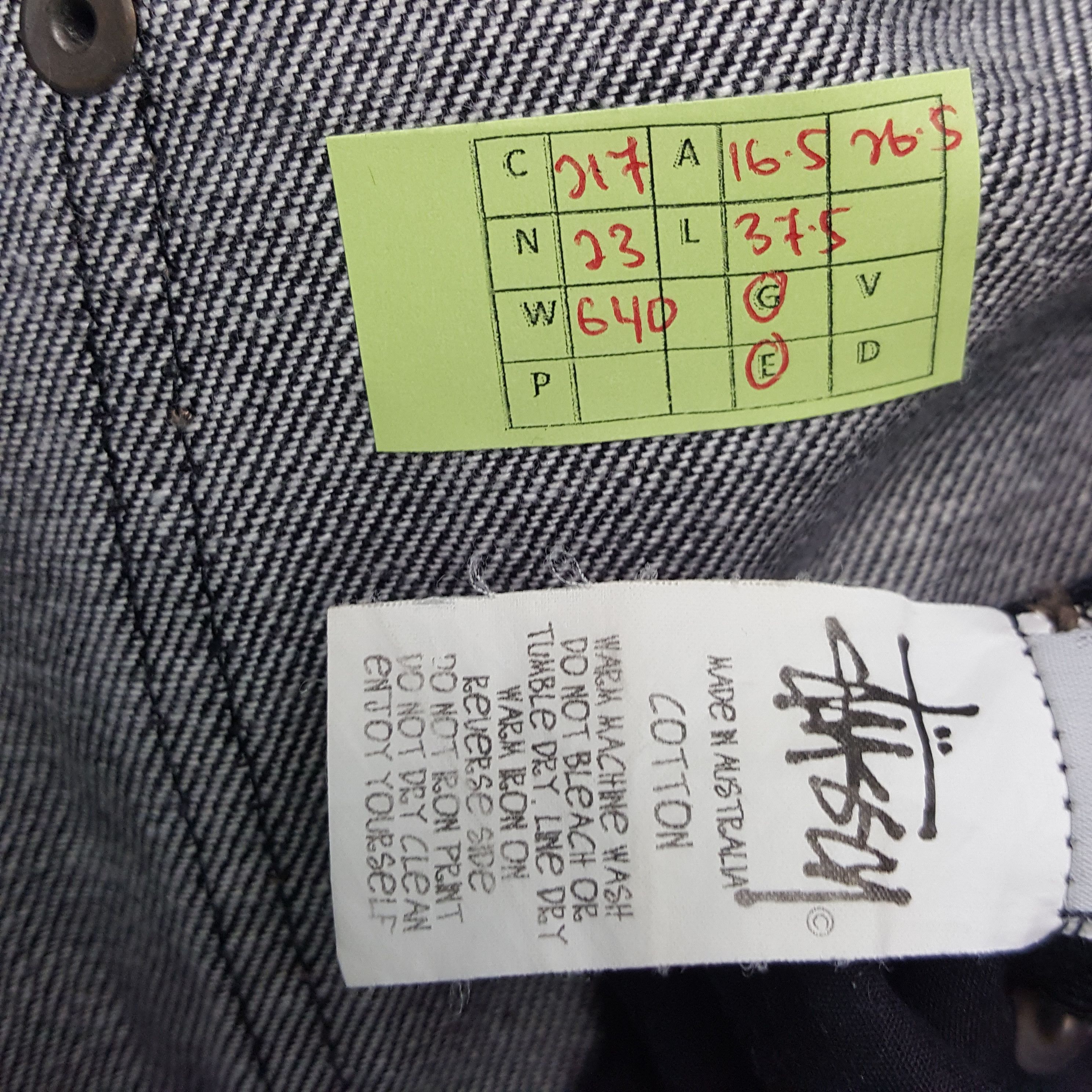 Stussy × Vintage Vintage Stussy Streetwear Style Denim Jeans Size US 33 - 8 Thumbnail