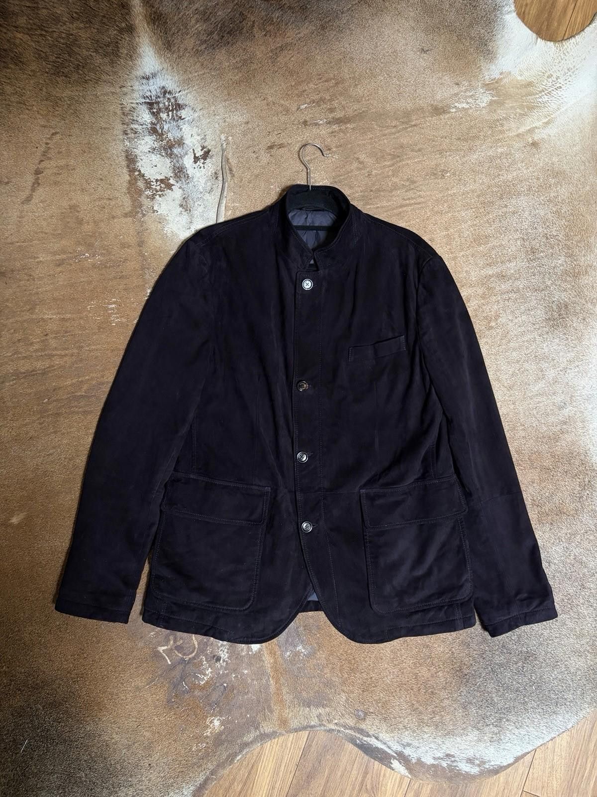 Eleventy Eleventy Suede Jacket Size US L / EU 52-54 / 3 - 1 Thumbnail