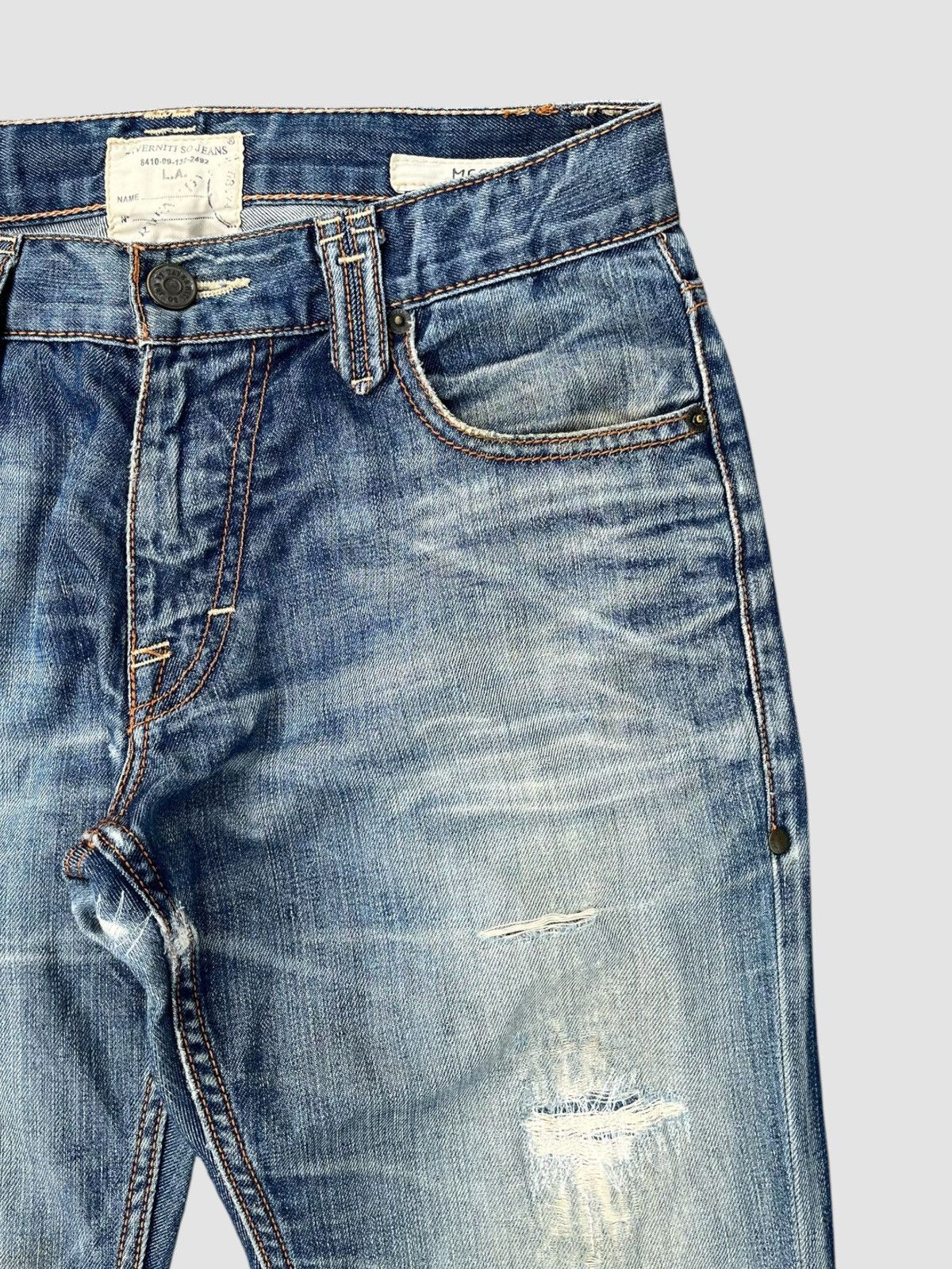 Taverniti Distressed Taverniti So Jeans Flare Jeans Size US 30 / EU 46 - 7 Thumbnail