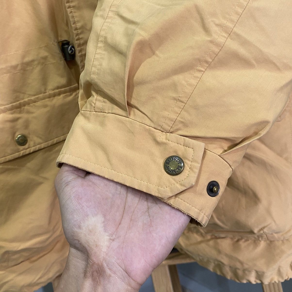 Burberry Vintage 90s Burberrys London Hooded Field Jacket - Tan Size US L / EU 52-54 / 3 - 8 Thumbnail