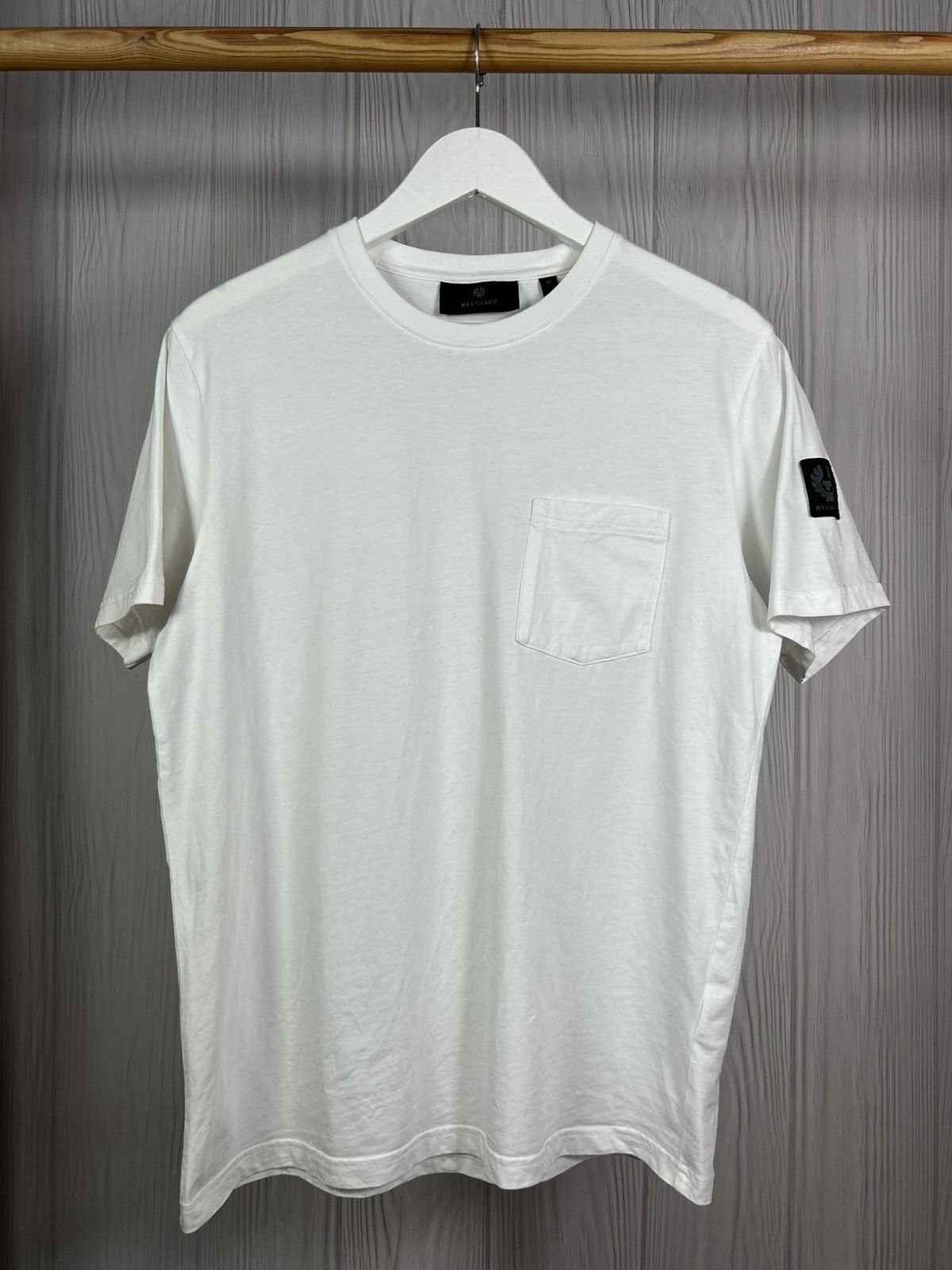 Belstaff Belstaff Thom White T-Shirt Chest Pocket Size M Size US M / EU 48-50 / 2 - 1 Thumbnail