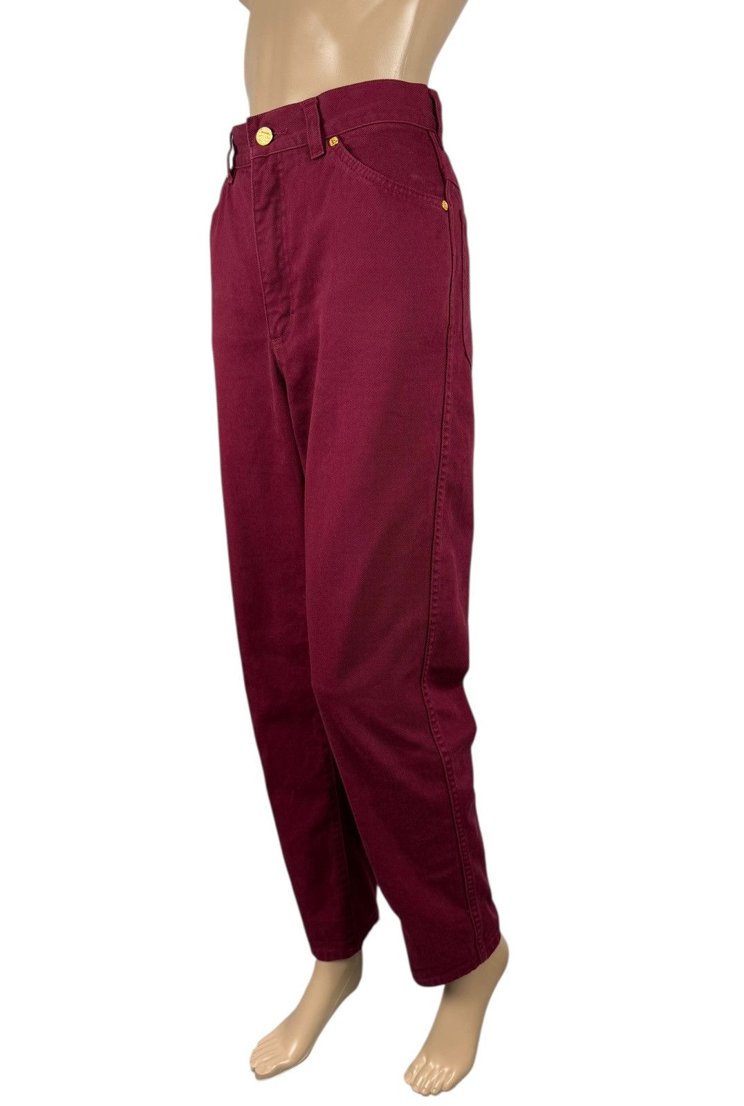 Escada Esacada Margaretha Ley Vintage Jeans Bordeaux size DE36 IT40 Size 27" / US 4 / IT 40 - 1 Thumbnail