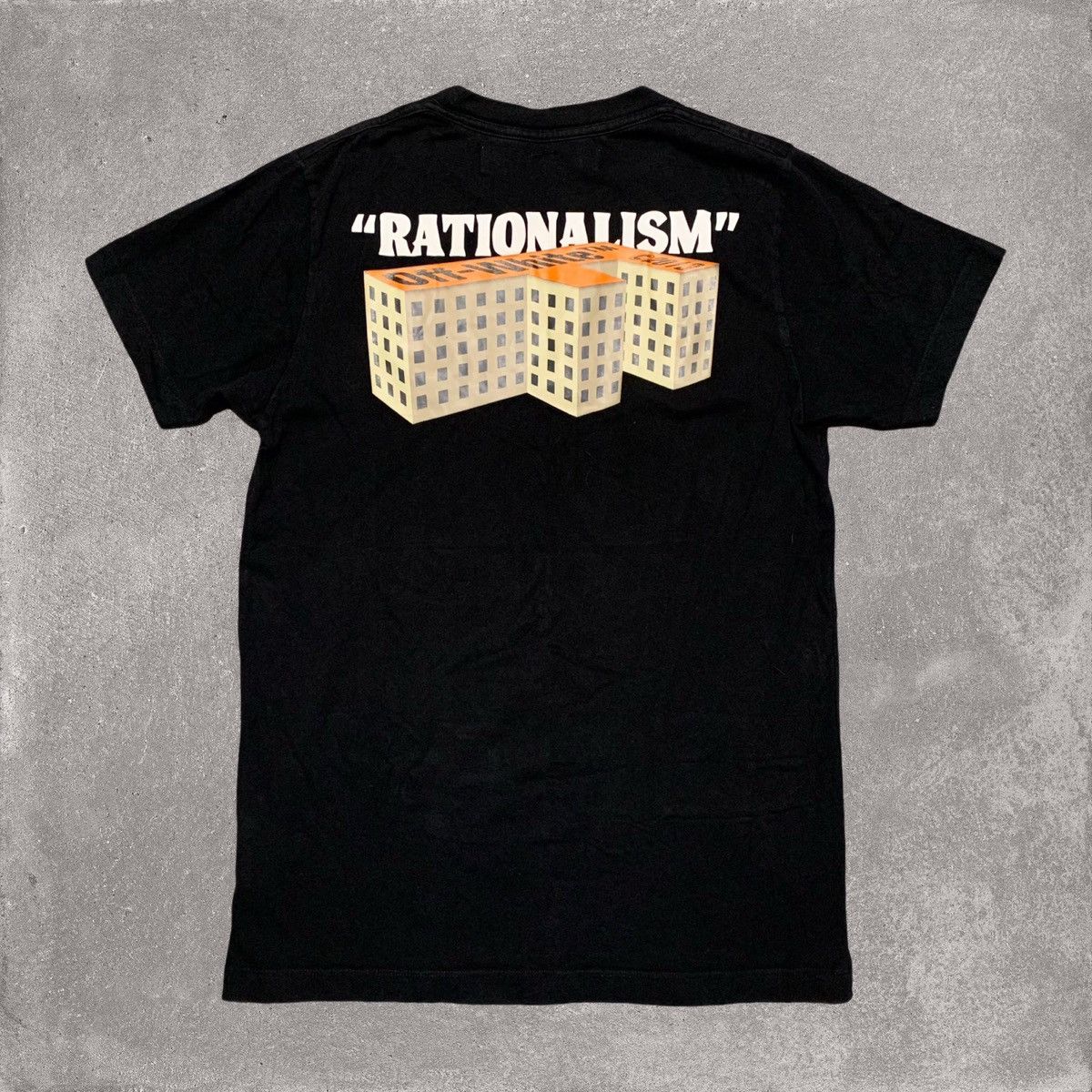Off-White Off-White black 'The Rain' 'Modernism' T-shirt