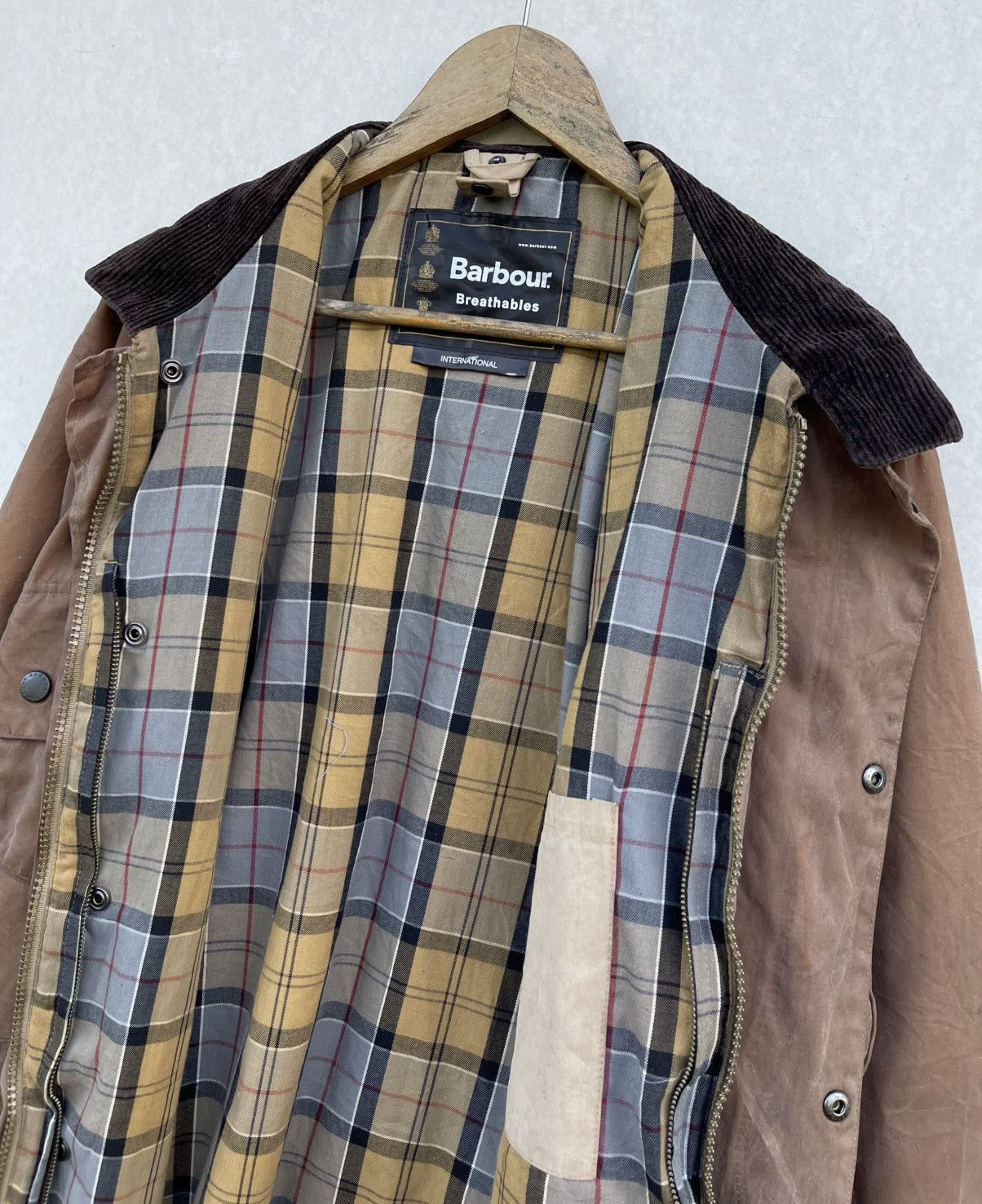 Barbour 🔥RARE🔥BARBOUR MEN'S "BREATHABLES" INTERNATIONAL WAXED JACKET Size US XL / EU 56 / 4 - 15 Thumbnail