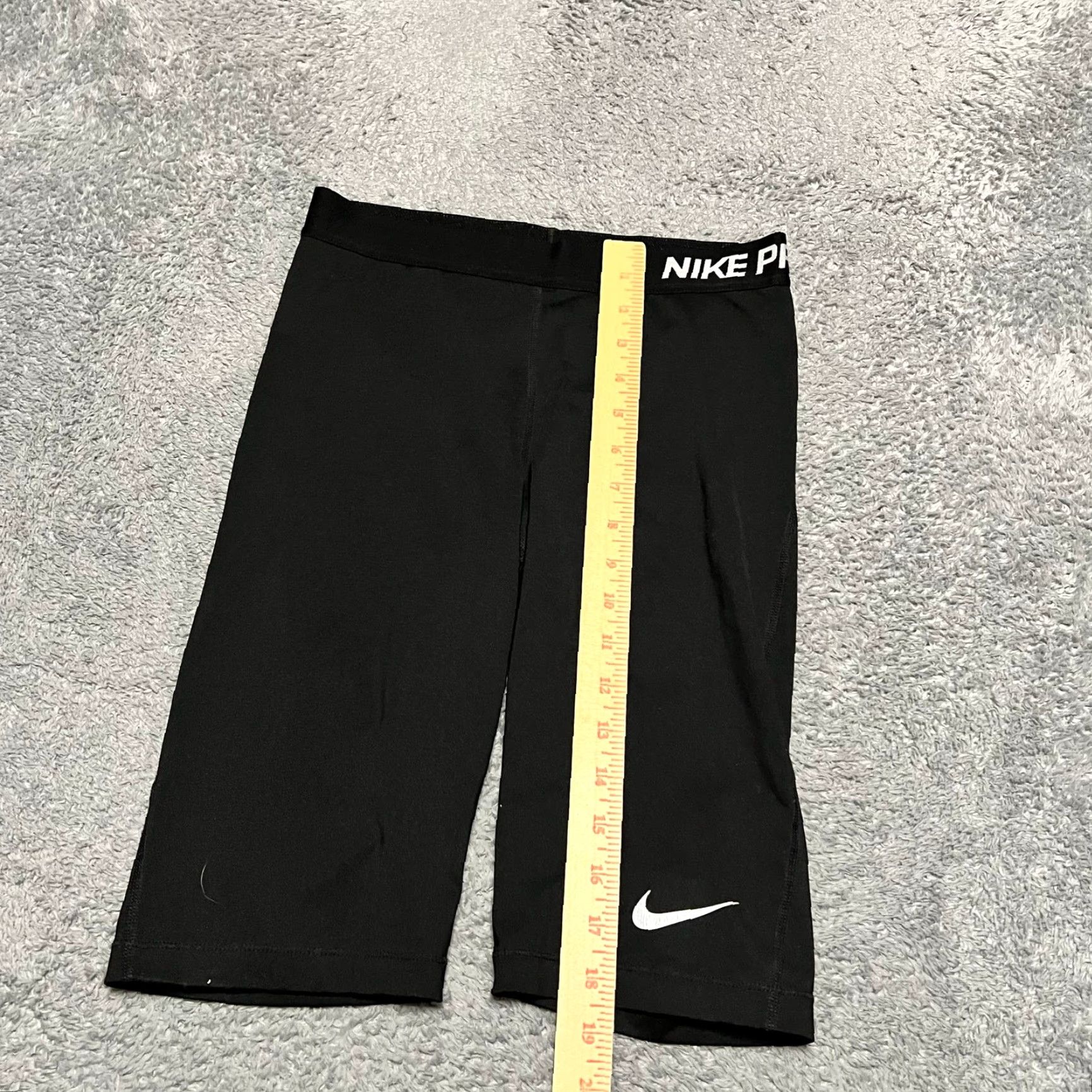 Nike Nike Pro Shorts Womens Medium Compression Longer Length Black Size 32" / US 10 / IT 46 - 7 Thumbnail