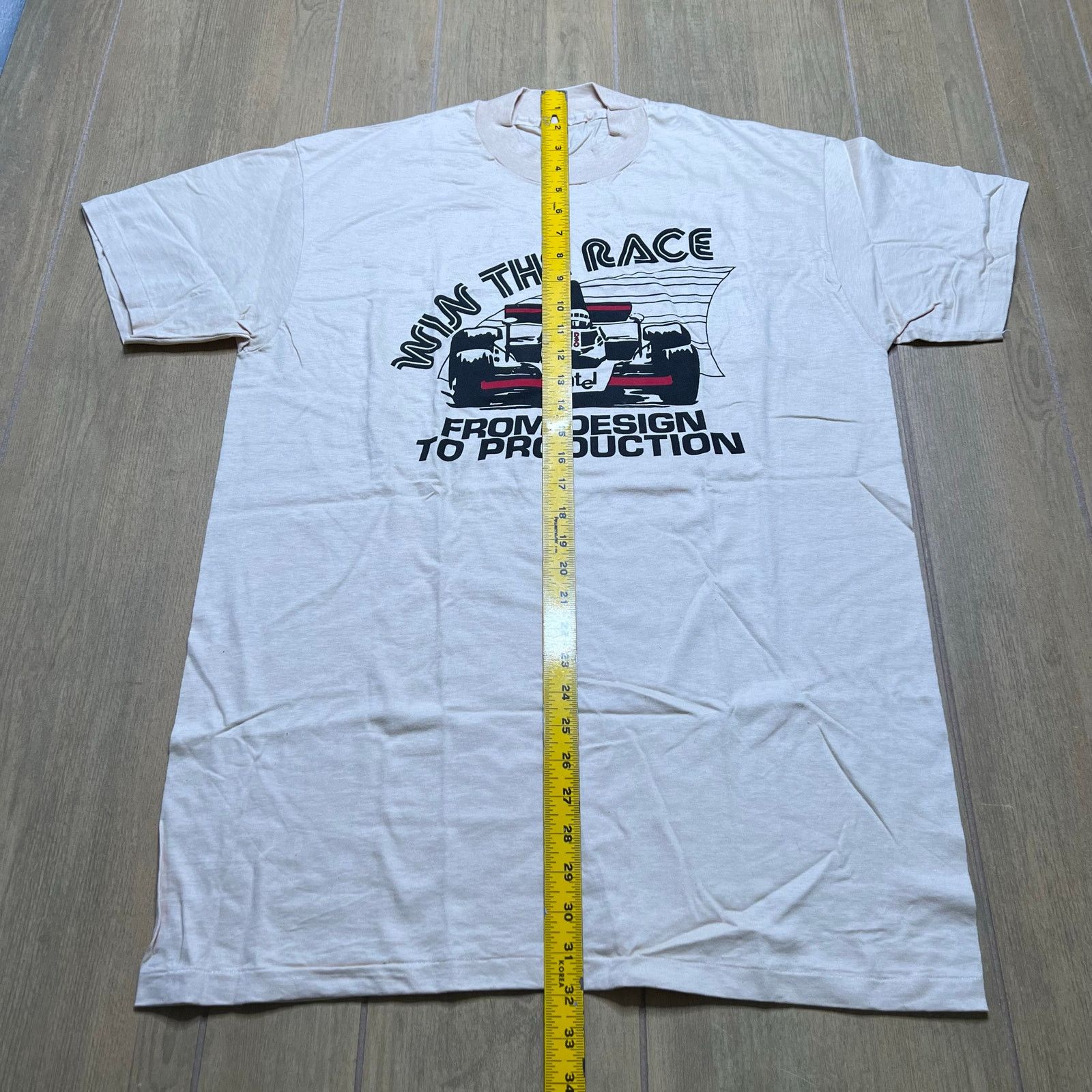 Hanes Vintage Intel Racing T Shirt XL USA Made Hanes Beefy T 90s Size US XL / EU 56 / 4 - 5 Thumbnail