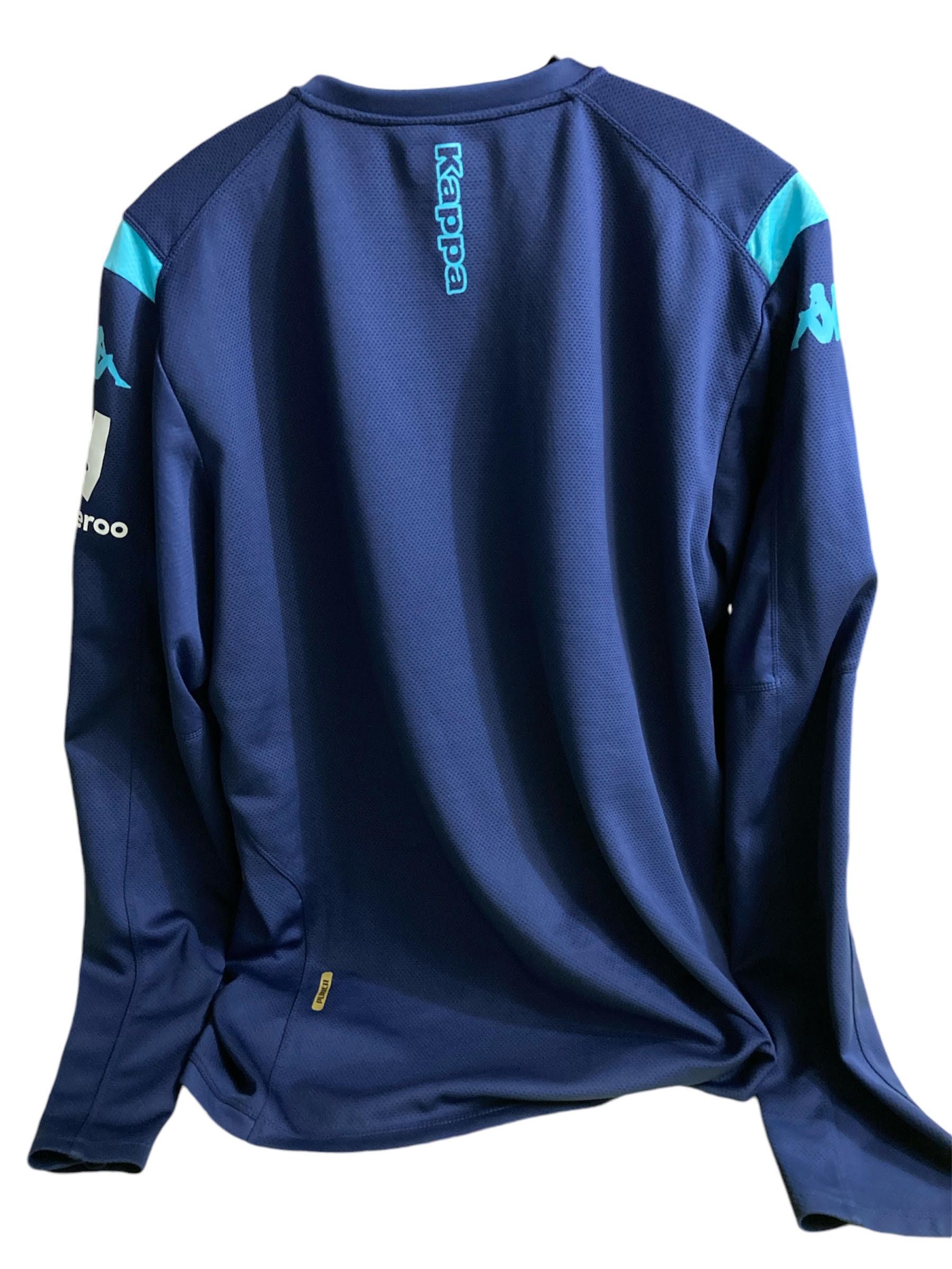 Kappa 2019-20 Leeds Kappa 1/4 Zip Training Jersey Top Long Sleeve Size US XXL / EU 58 / 5 - 2 Thumbnail