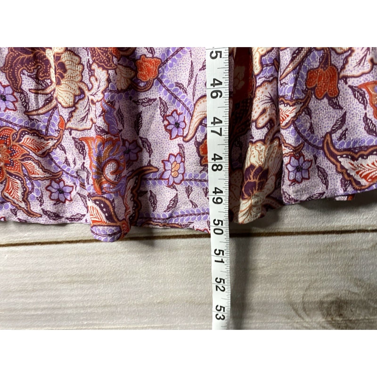 Vintage Knox Rose Maxi Dress Purple S Navy Short Sleeve Lined Boho Floral 90s? (Wait) Size 28" / US 6 / IT 42 - 6 Thumbnail