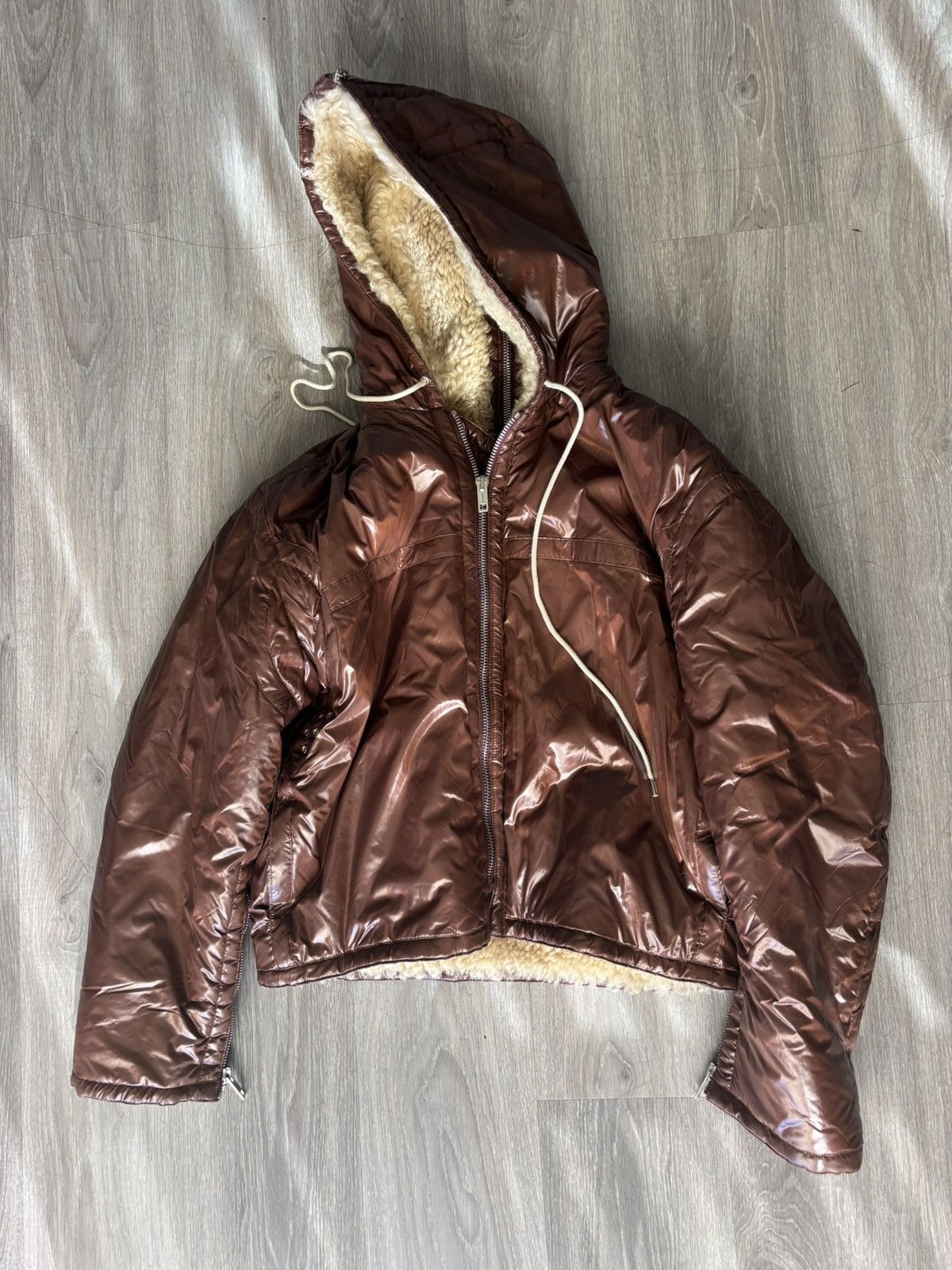 Calvin Klein 205W39NYC Brown Fur puffer Size US M / EU 48-50 / 2 - 1 Thumbnail