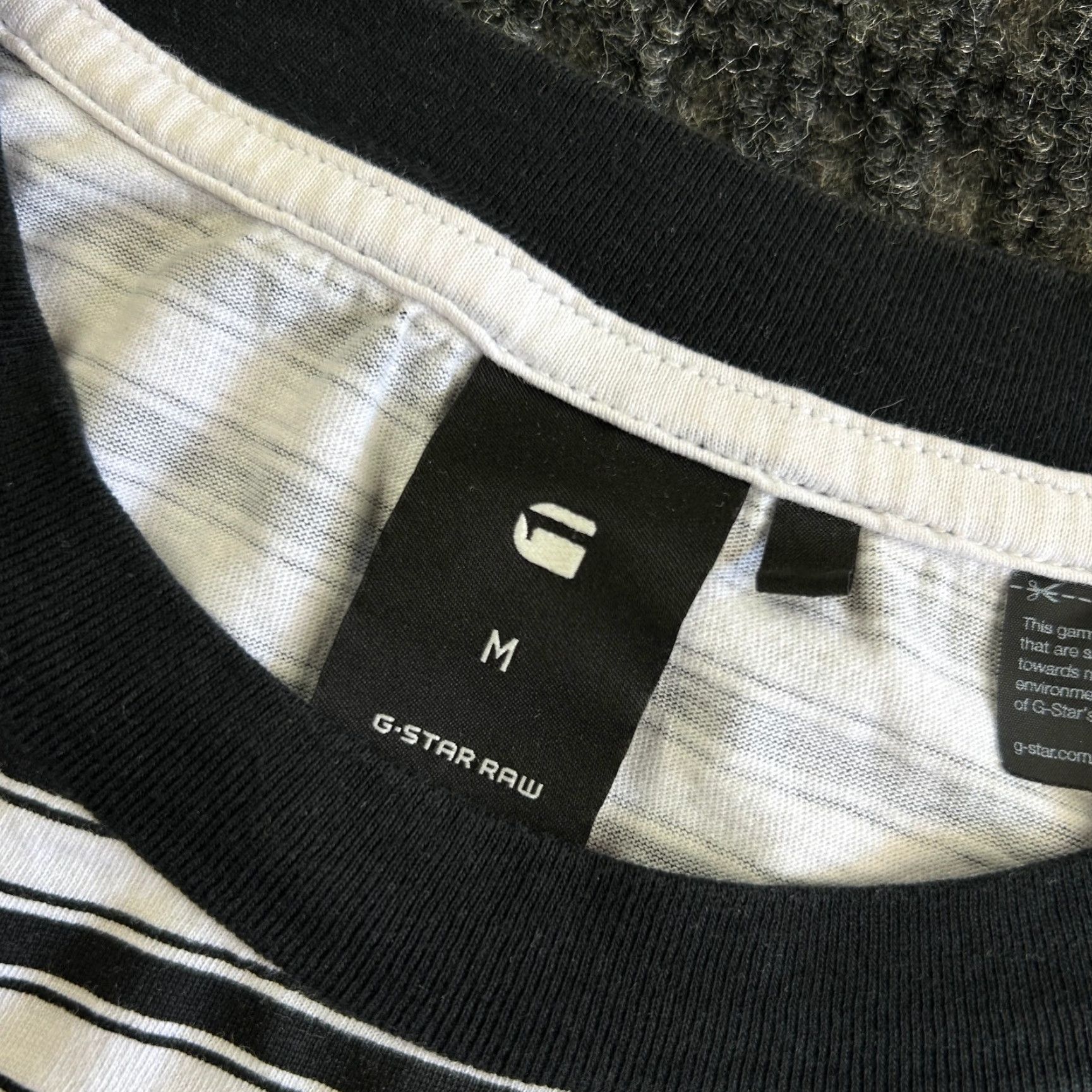 G-Star VINTAGE G-Star Raw Mens Shirt Striped M Black White RC Collyde Stripe 3 R Shirt Mens M Black White Striped RC Collyde 3 R Size US M / EU 48-50 / 2 - 6 Thumbnail