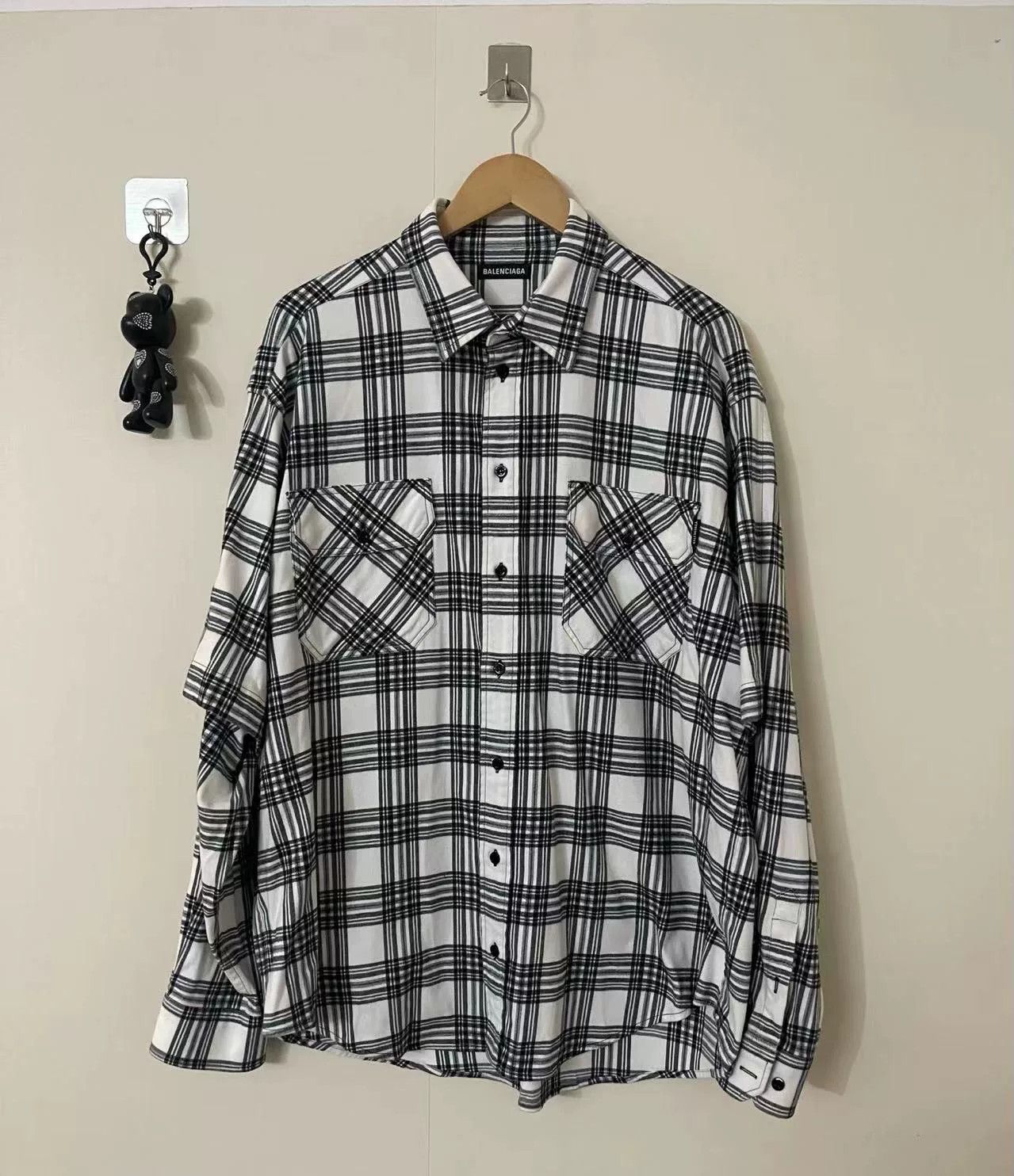 Balenciaga balenciaga wool mock layered shirt Size US M / EU 48-50 / 2 - 1 Thumbnail