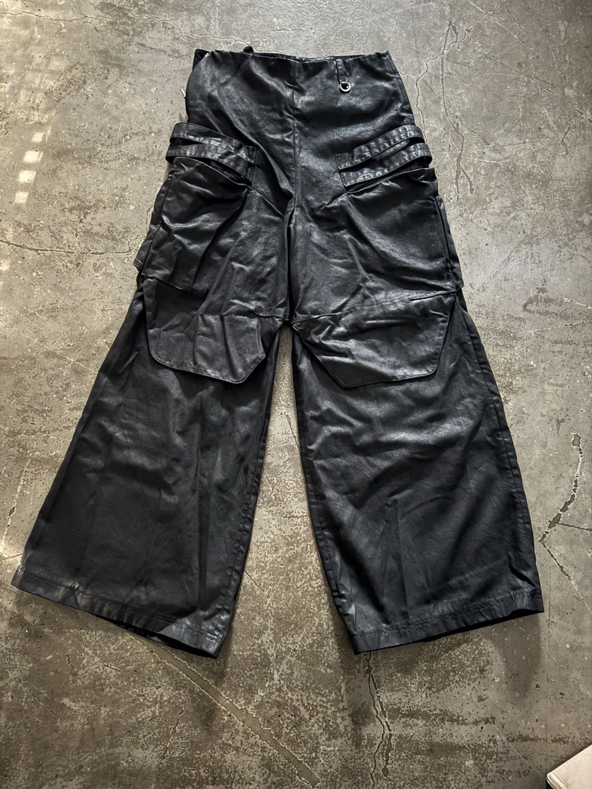SHINE LUXURY “RAMMERTECK” LAYERED DEFENDER CARGO TANK PANTS Size US 32 / EU 48 - 6 Thumbnail