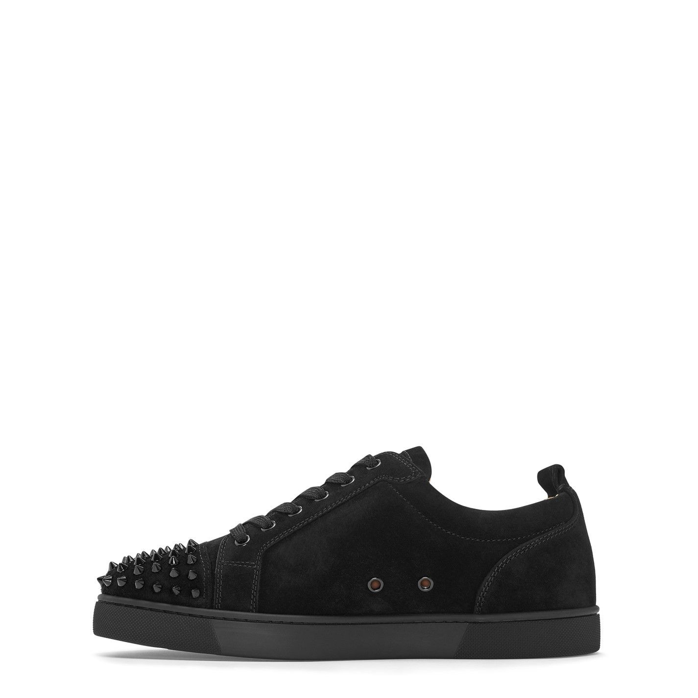 Christian Louboutin Men'S Louis Junior Spikes Suede Trainers Size US 8 / EU 41 - 3 Thumbnail