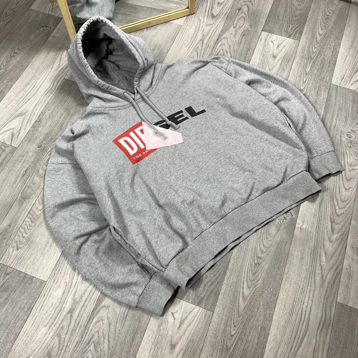 Diesel Diesel vintage Y2K big logo baggy hoodie Size US XL / EU 56 / 4 - 4 Thumbnail