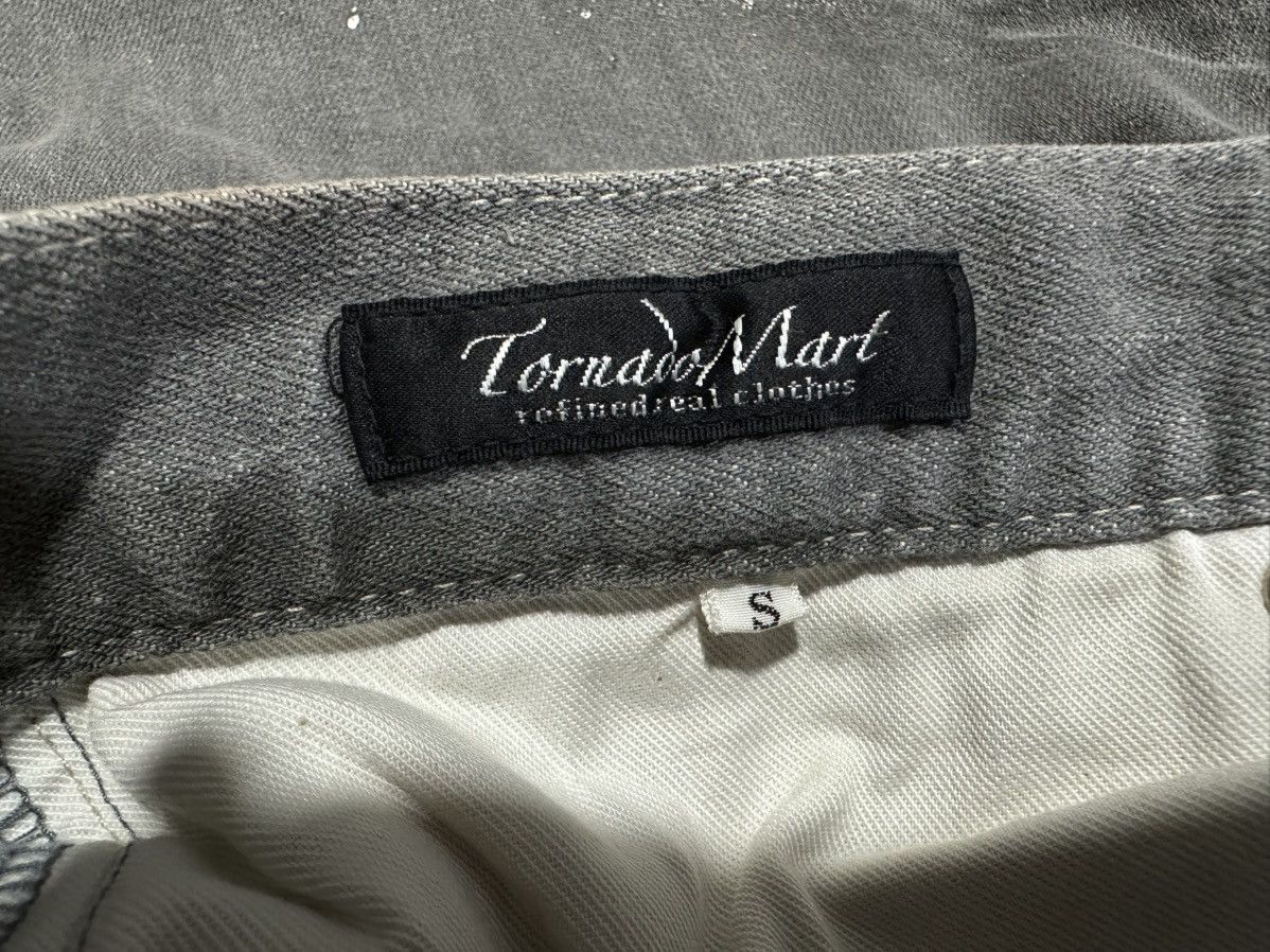 If Six Was Nine × Le Grande Bleu (L.G.B.) × Tornado Mart 🔥Y2K Archived Tornado Mart Denim Charcoal Mud Wash Glitter Size US 30 / EU 46 - 17 Thumbnail