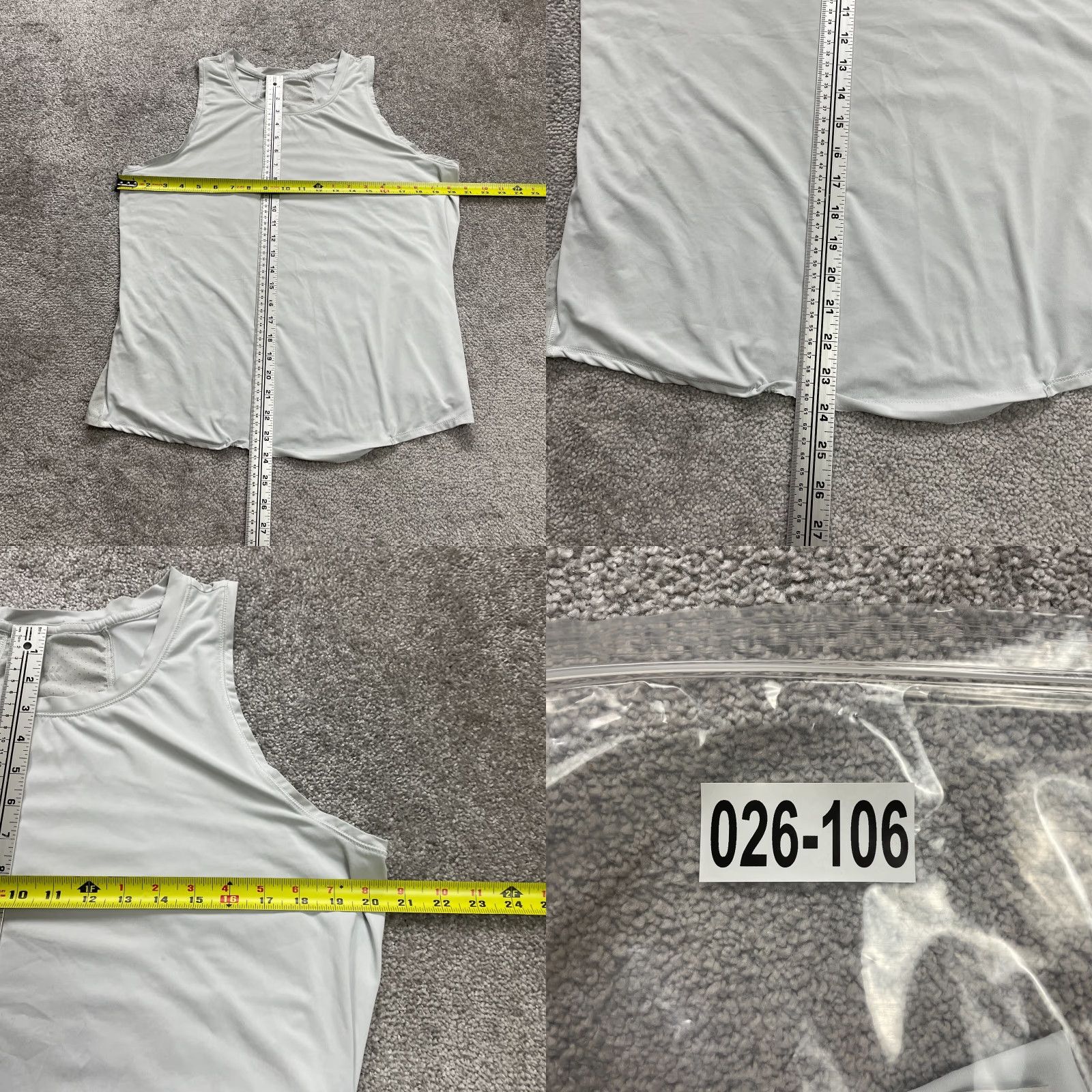 Vintage All In Motion Tank Top Womens Large White Round Neck Sleeveless Active Size L / US 10 / IT 46 - 8 Thumbnail