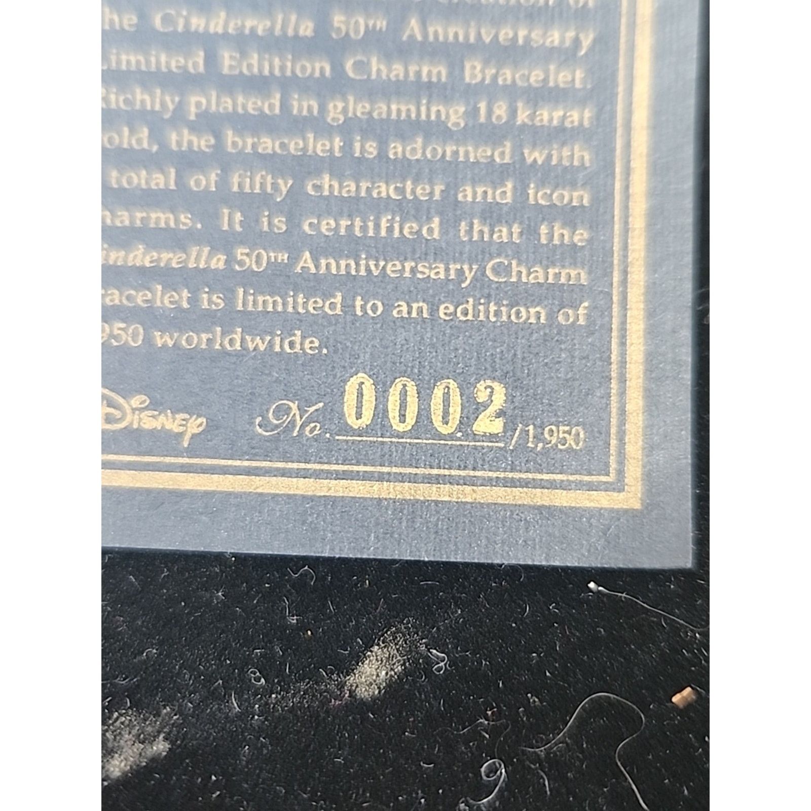 Disney Disney 50th Cinderella limited edi charm bracelet 2 OF 1950 Size ONE SIZE - 6 Thumbnail