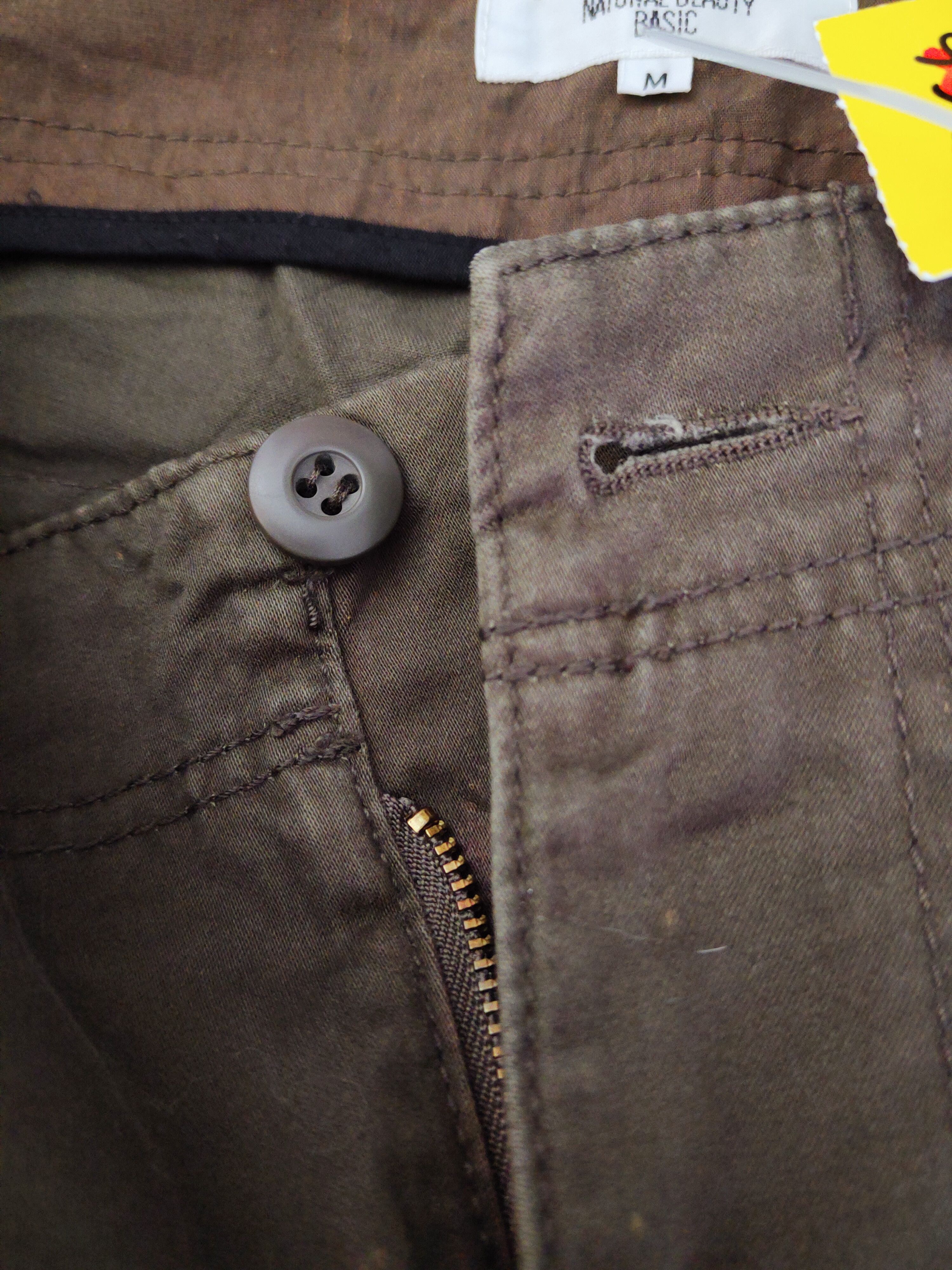 Japanese Brand Natural Beauty Dark Brown Multipocket Casual Pants #W320 Size 30" / US 8 / IT 44 - 14 Thumbnail