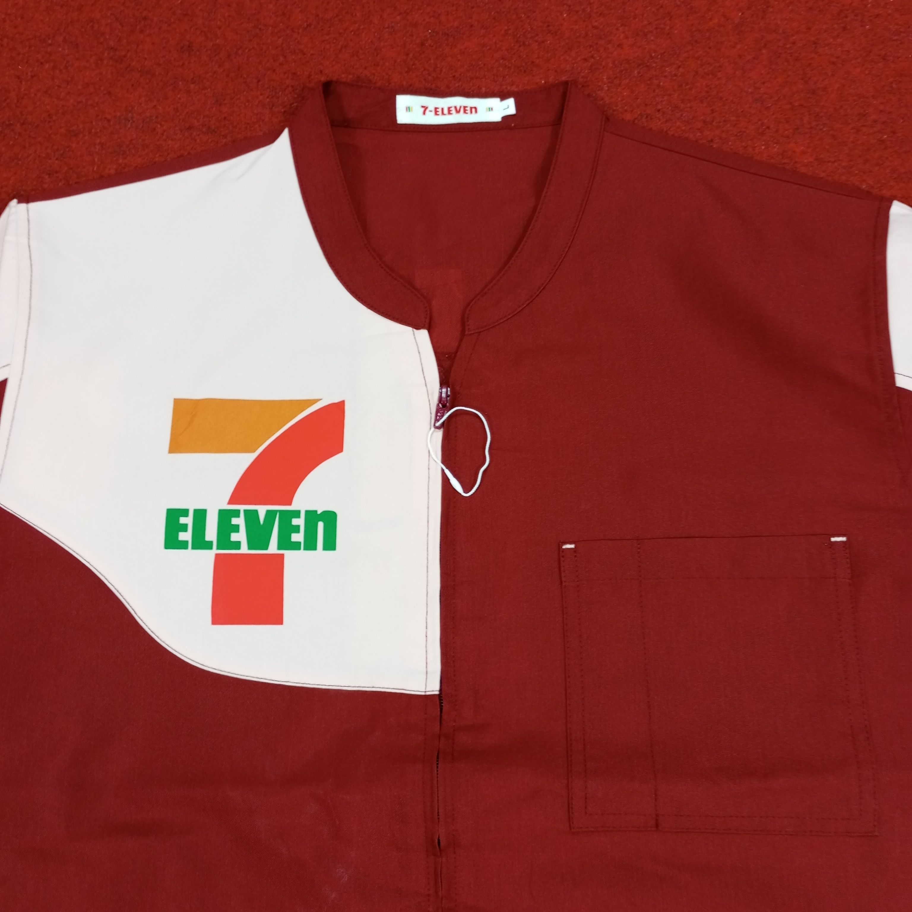 Japanese Brand × Vintage 7 Eleven Japanese Workers Uniform Jacket Size US L / EU 52-54 / 3 - 2 Thumbnail